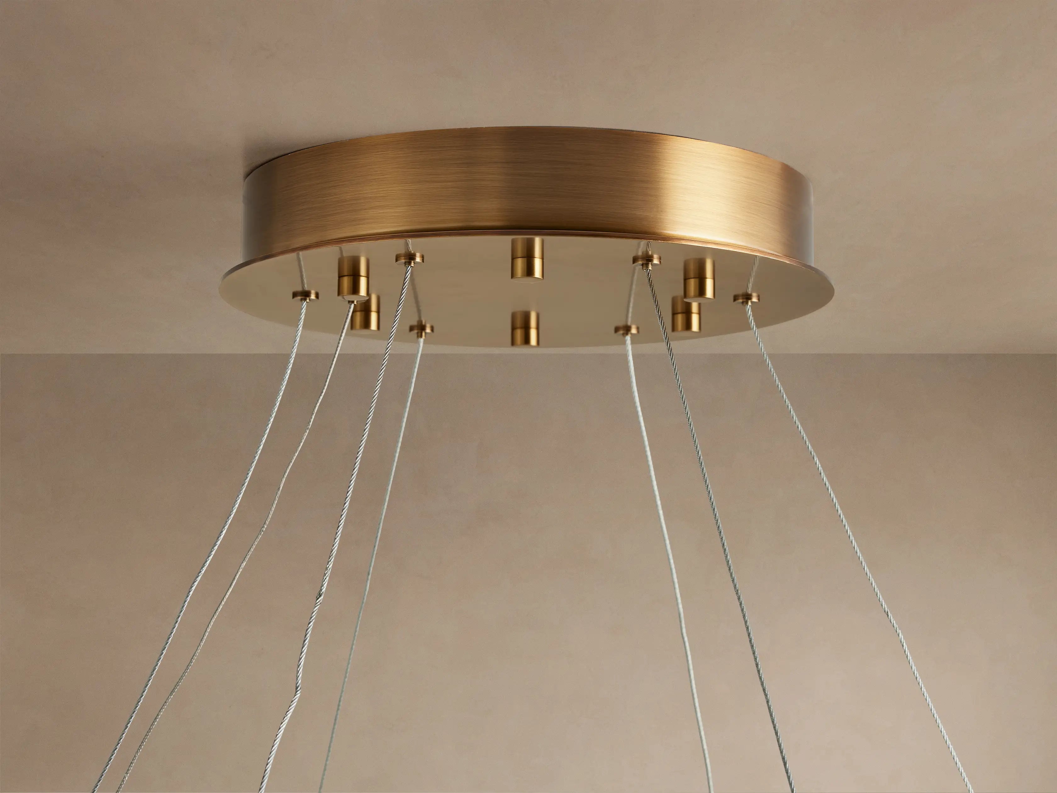Halima Halo Alabaster Chandelier