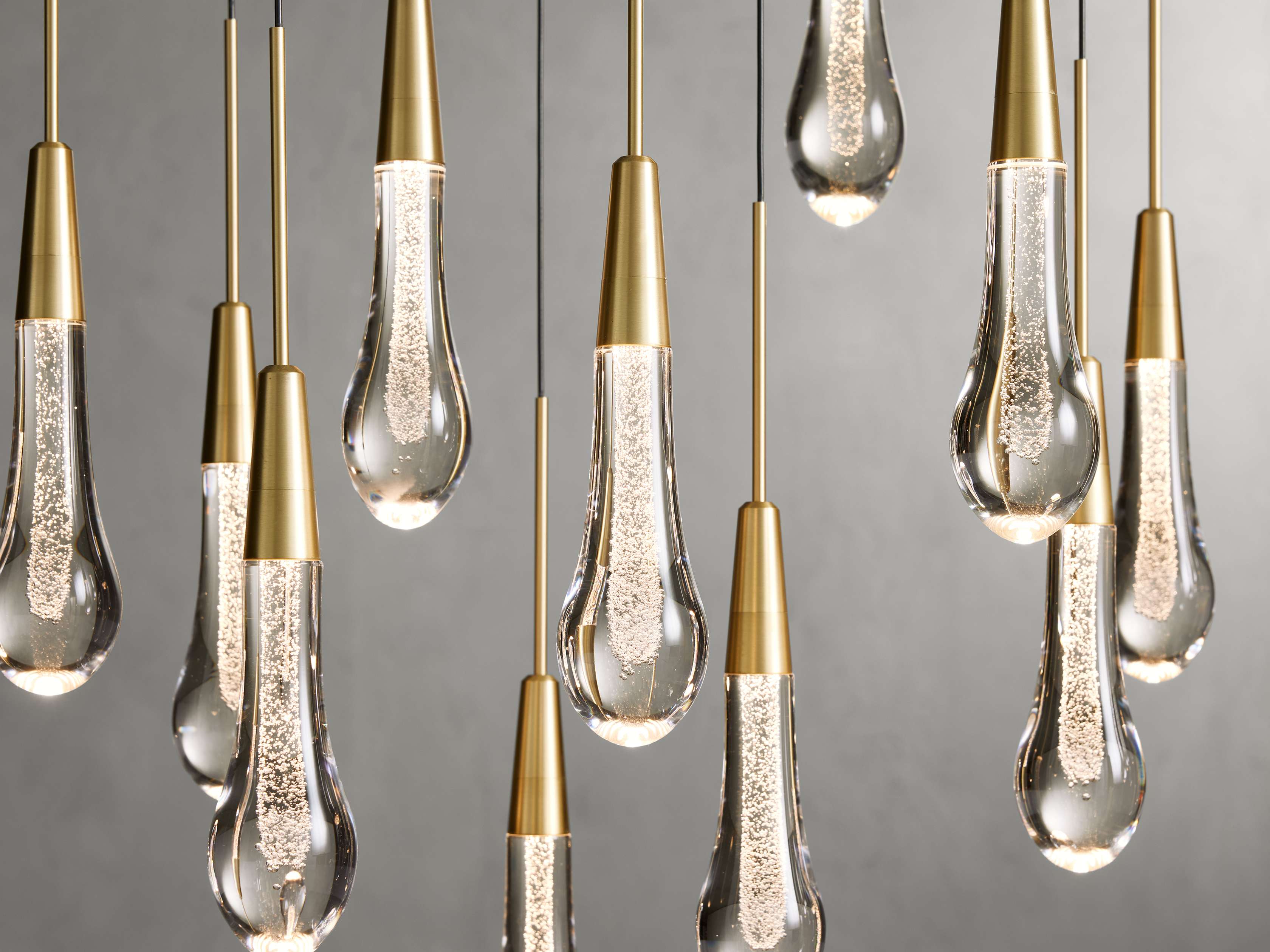Solitaire Linear Chandelier 37"/ 50"/ 70"/ 87"/ 120"