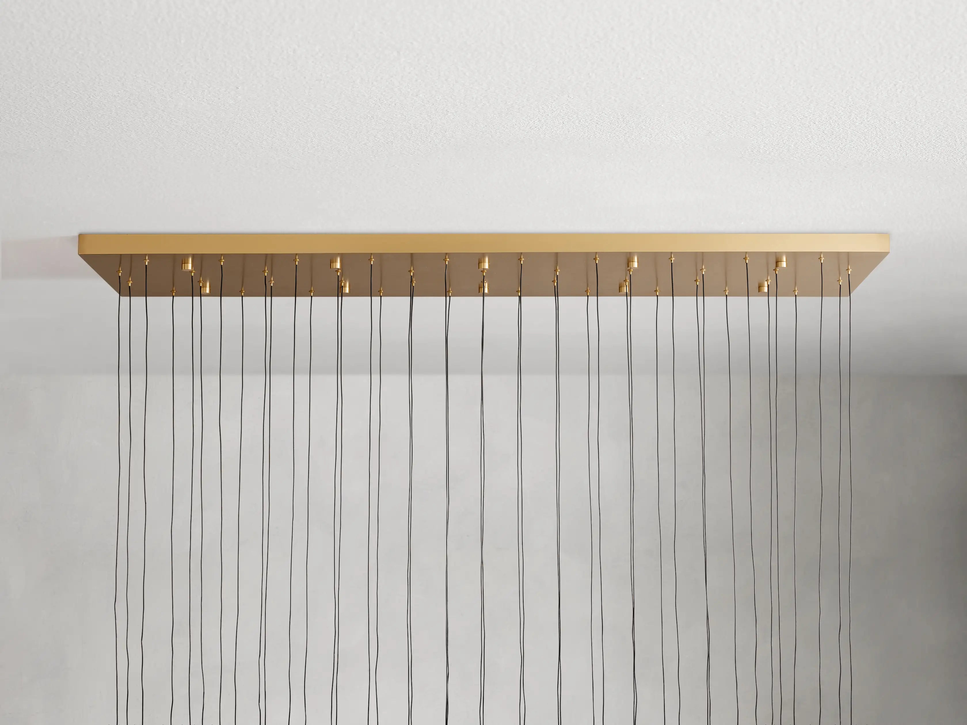 Solitaire Linear Chandelier 37"/ 50"/ 70"/ 87"/ 120"