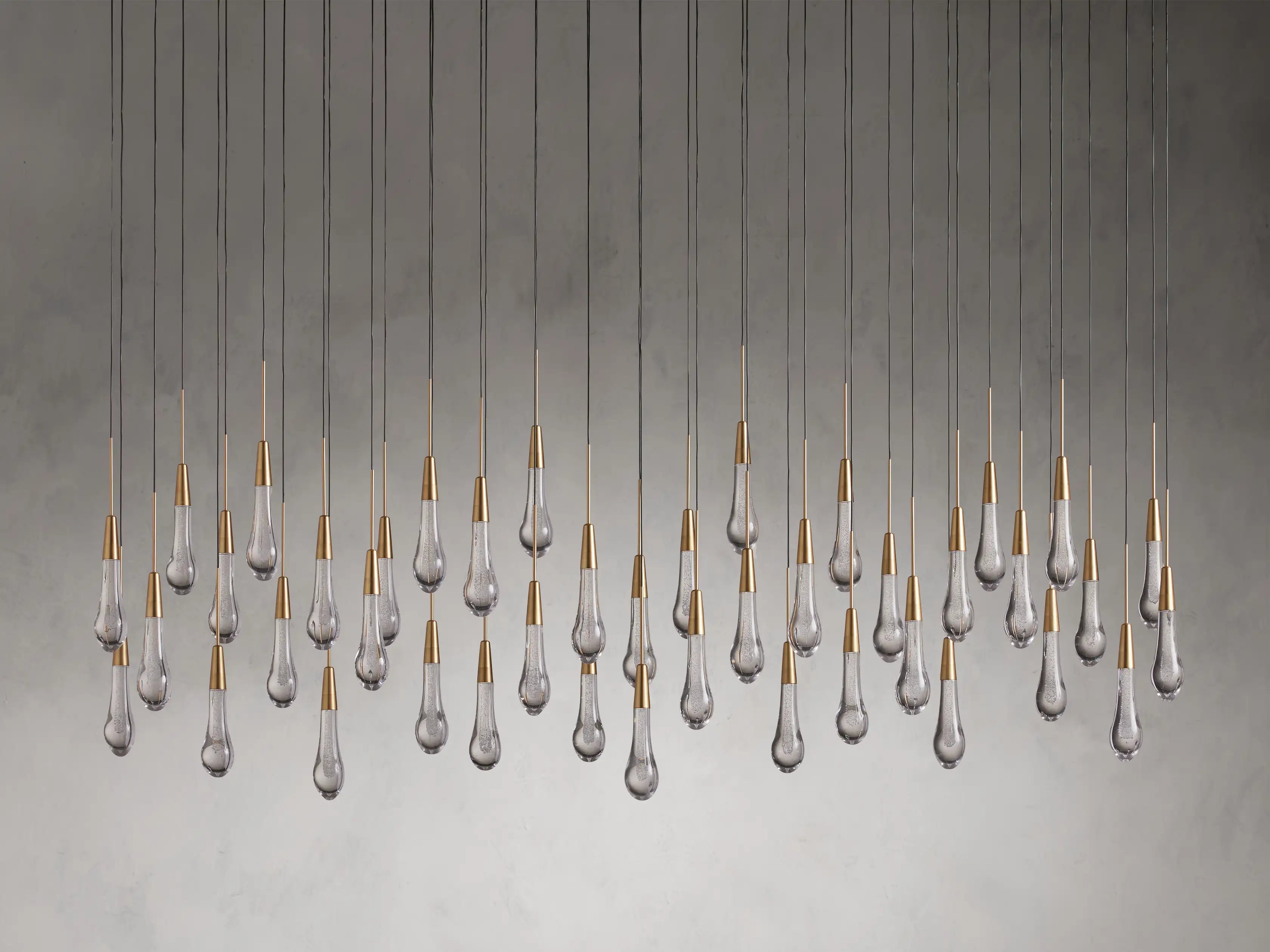 Solitaire Linear Chandelier 37"/ 50"/ 70"/ 87"/ 120"