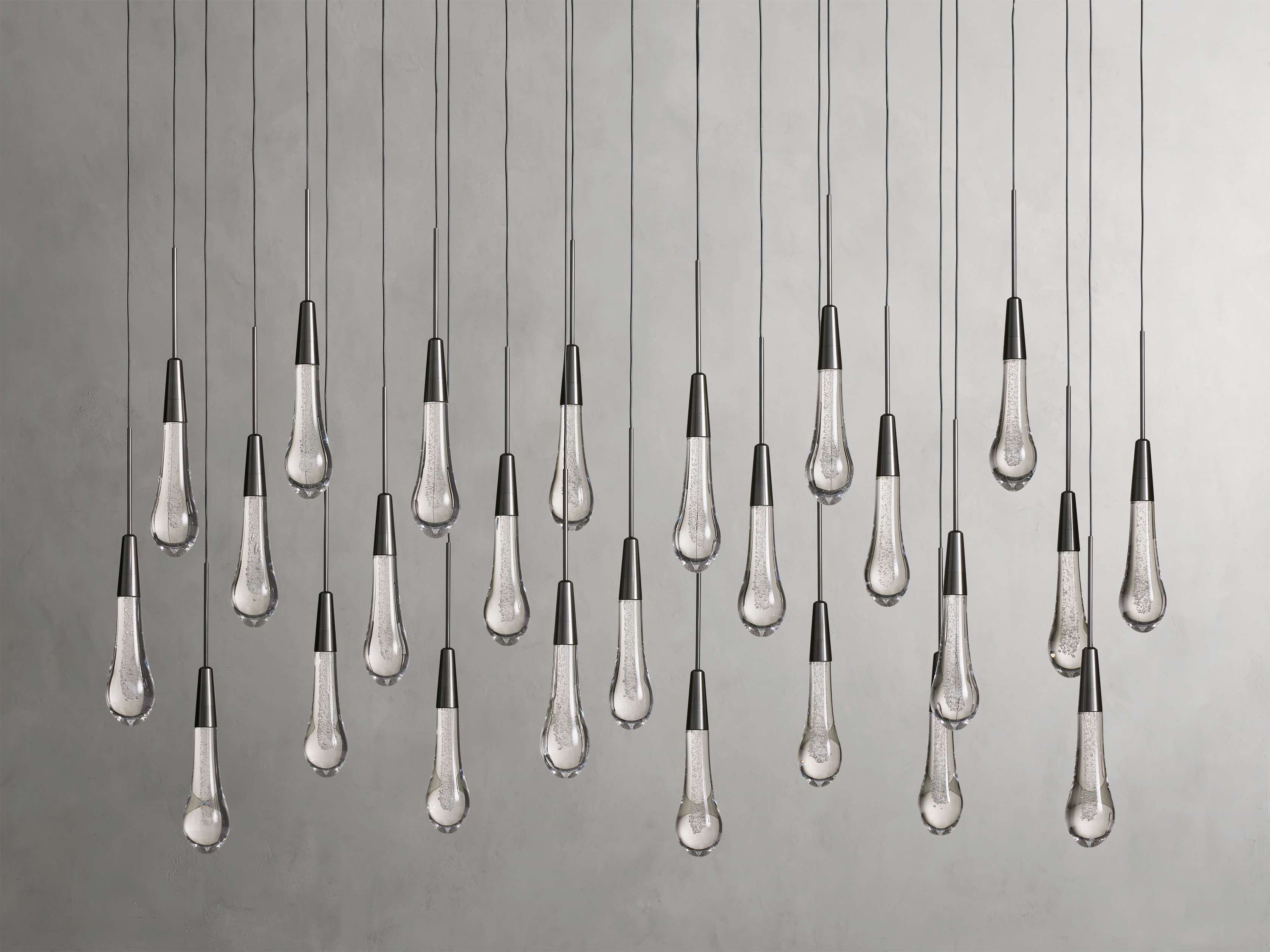 Solitaire Linear Chandelier 37"/ 50"/ 70"/ 87"/ 120"