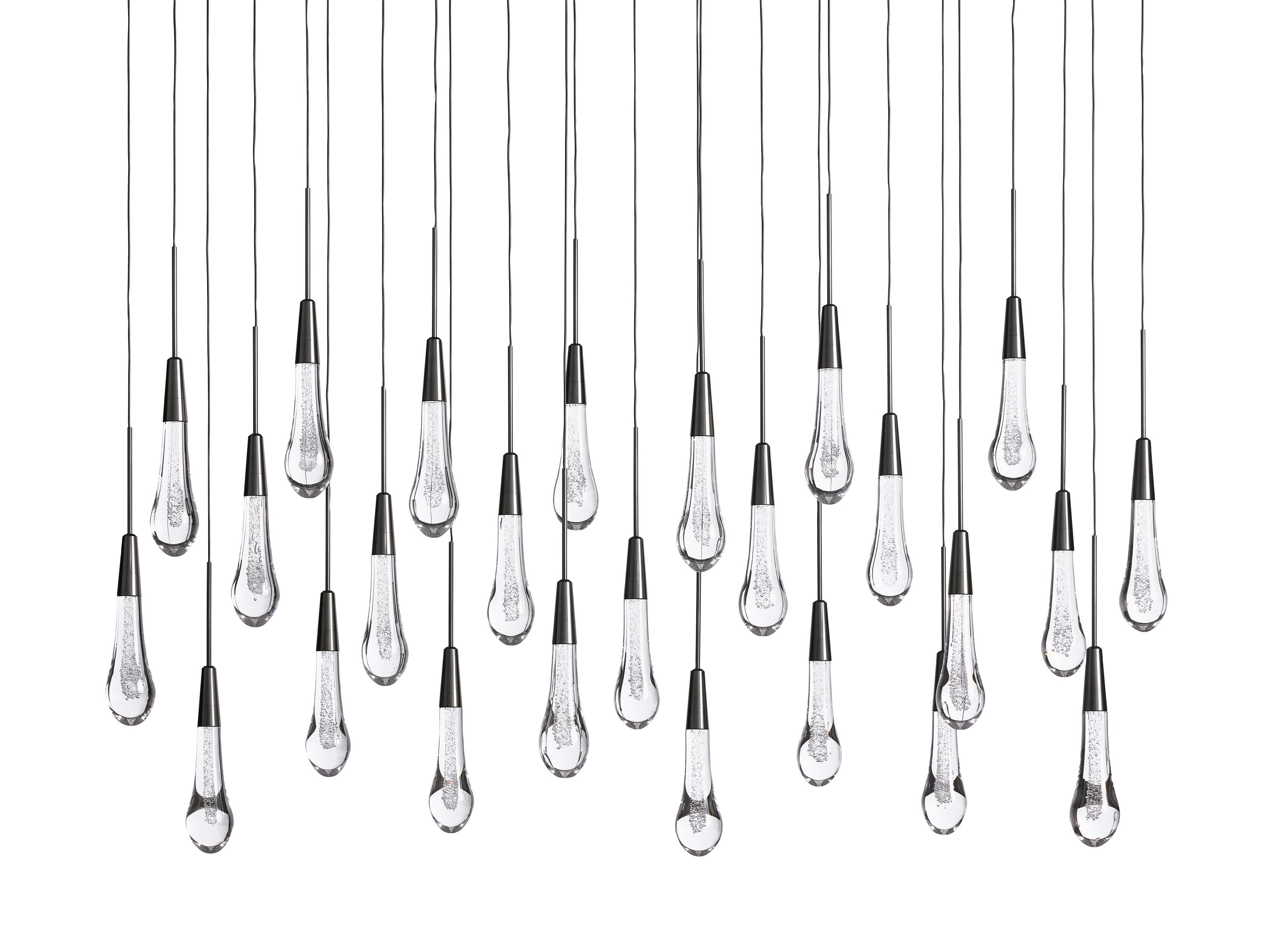 Solitaire Linear Chandelier 37"/ 50"/ 70"/ 87"/ 120"