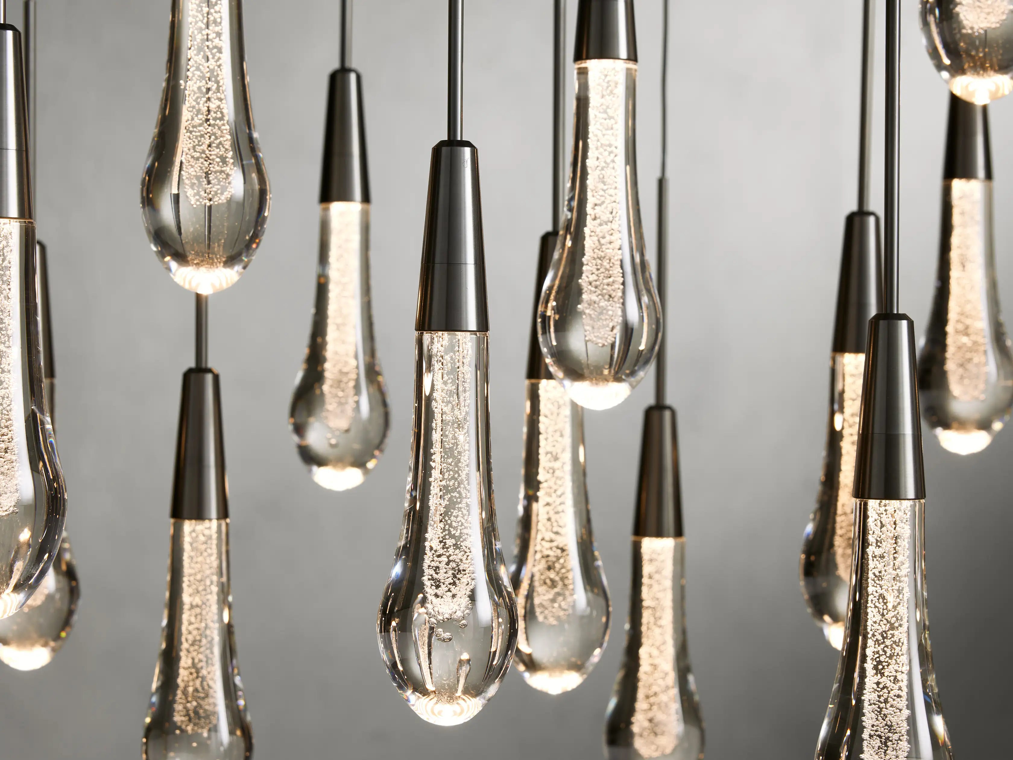 Solitaire Linear Chandelier 37"/ 50"/ 70"/ 87"/ 120"