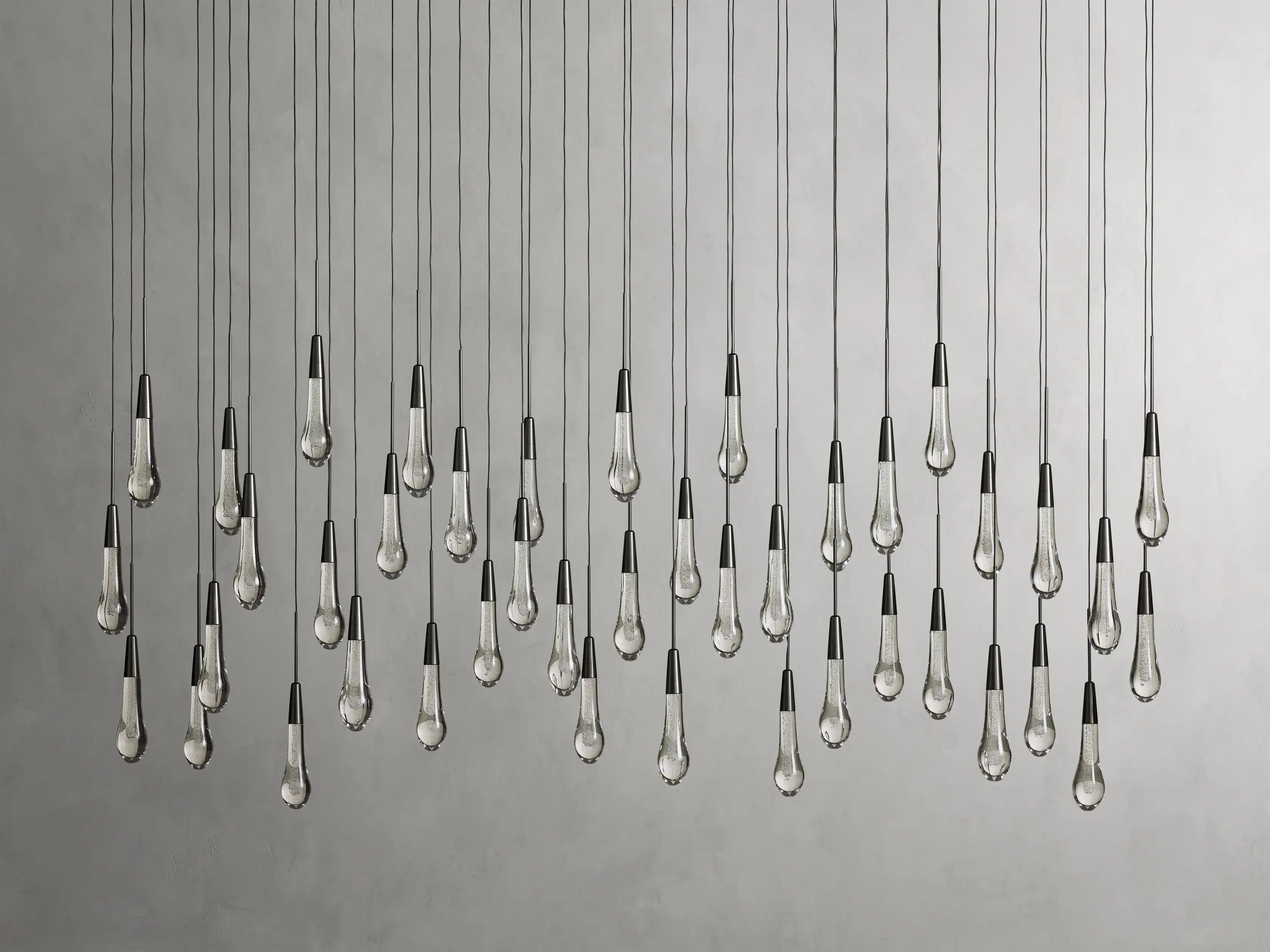 Solitaire Linear Chandelier 37"/ 50"/ 70"/ 87"/ 120"
