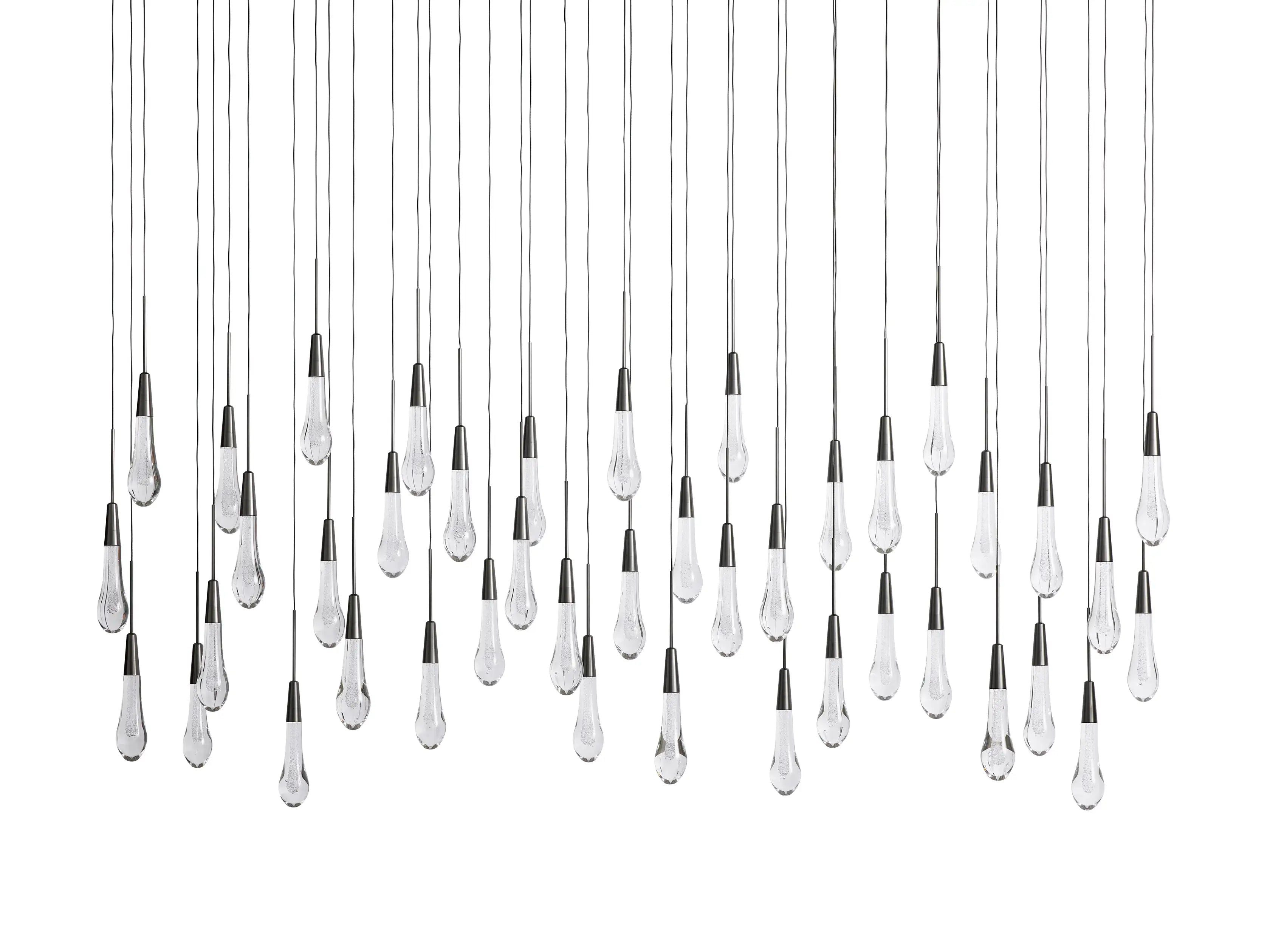 Solitaire Linear Chandelier 37"/ 50"/ 70"/ 87"/ 120"