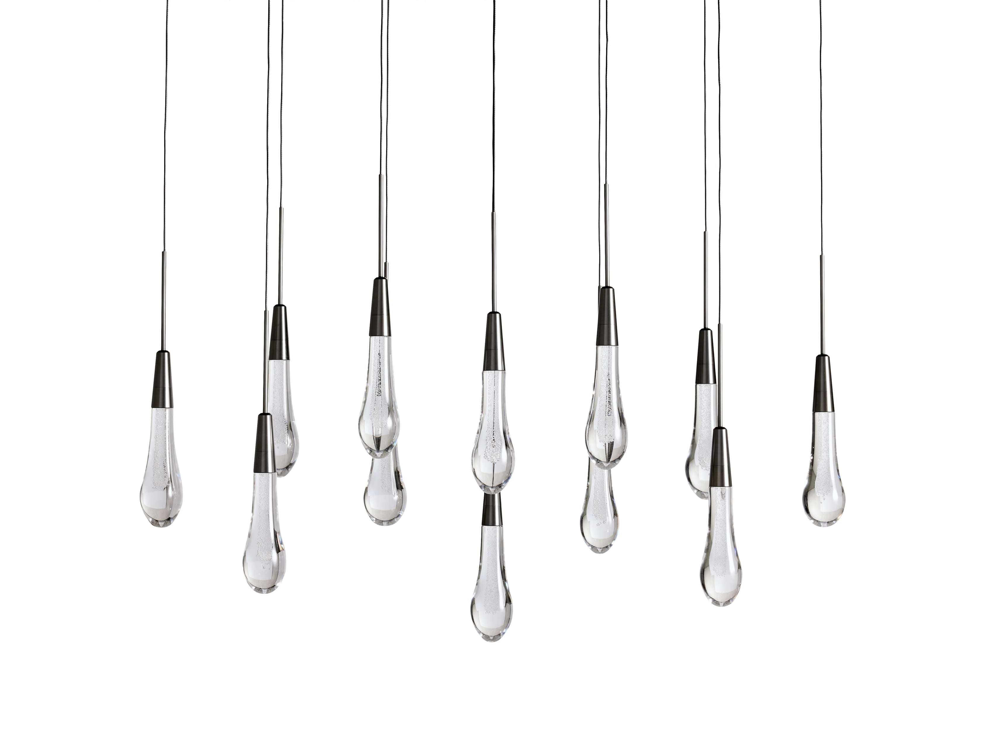 Solitaire Linear Chandelier 37"/ 50"/ 70"/ 87"/ 120"