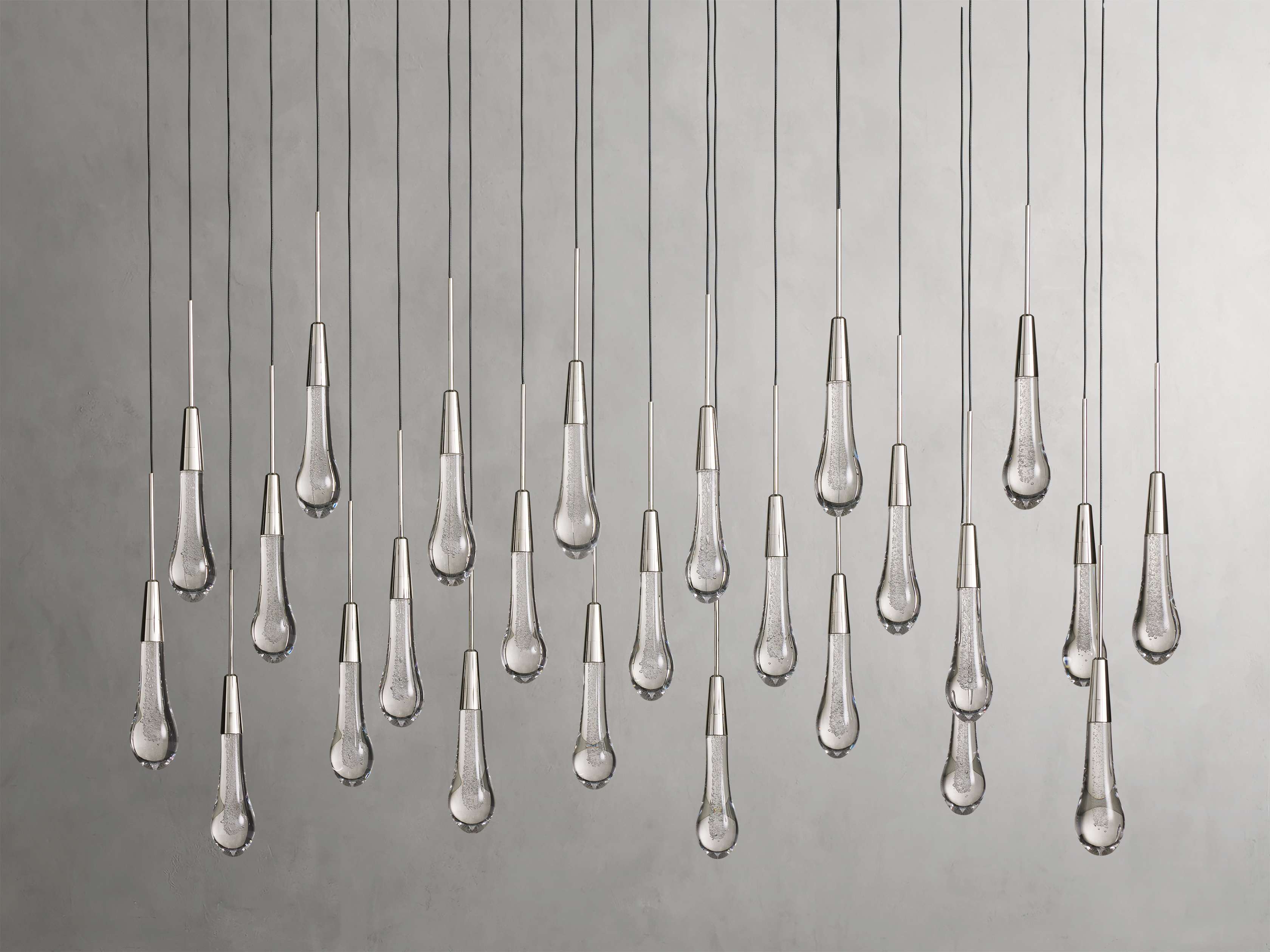 Solitaire Linear Chandelier 37"/ 50"/ 70"/ 87"/ 120"