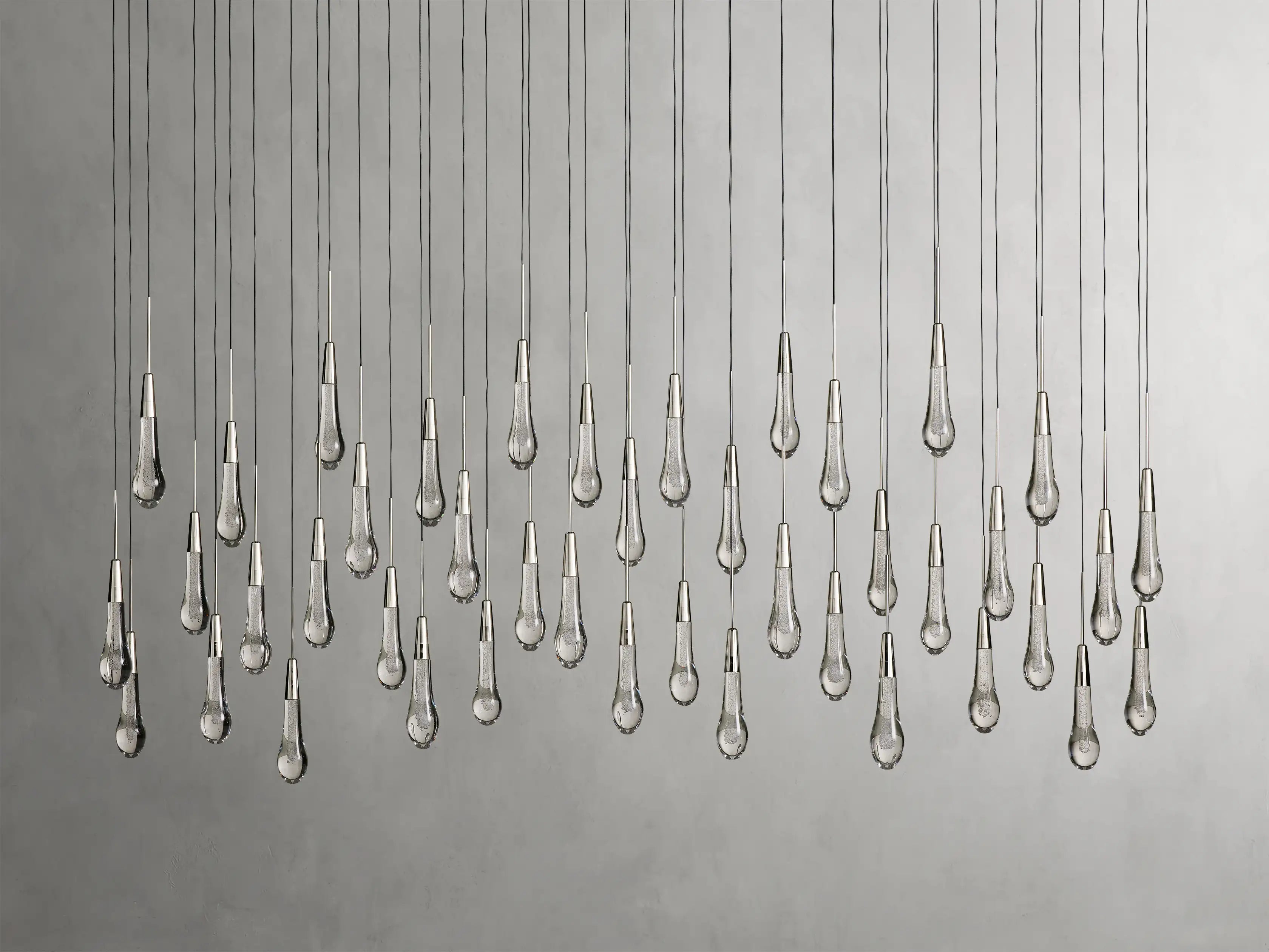Solitaire Linear Chandelier 37"/ 50"/ 70"/ 87"/ 120"