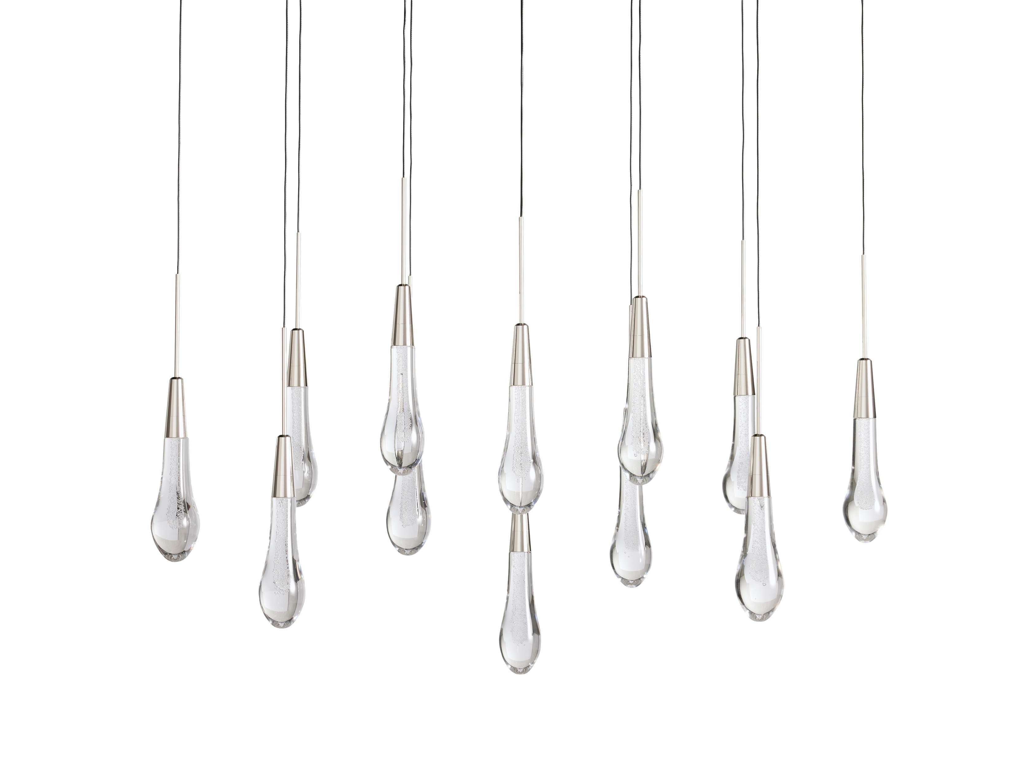 Solitaire Linear Chandelier 37"/ 50"/ 70"/ 87"/ 120"