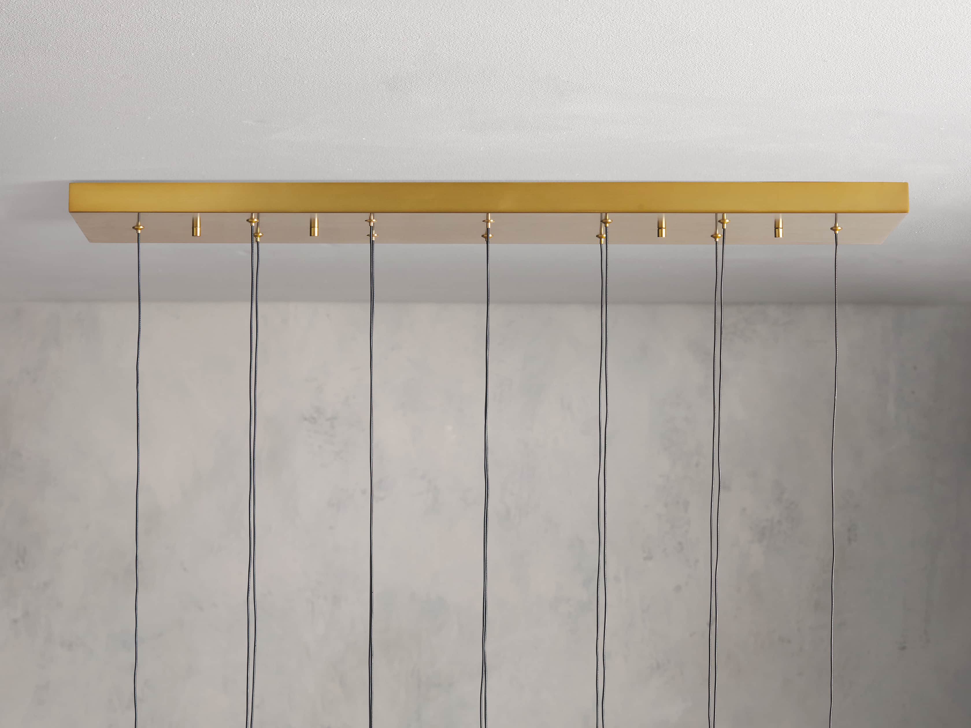Solitaire Linear Chandelier 37"/ 50"/ 70"/ 87"/ 120"