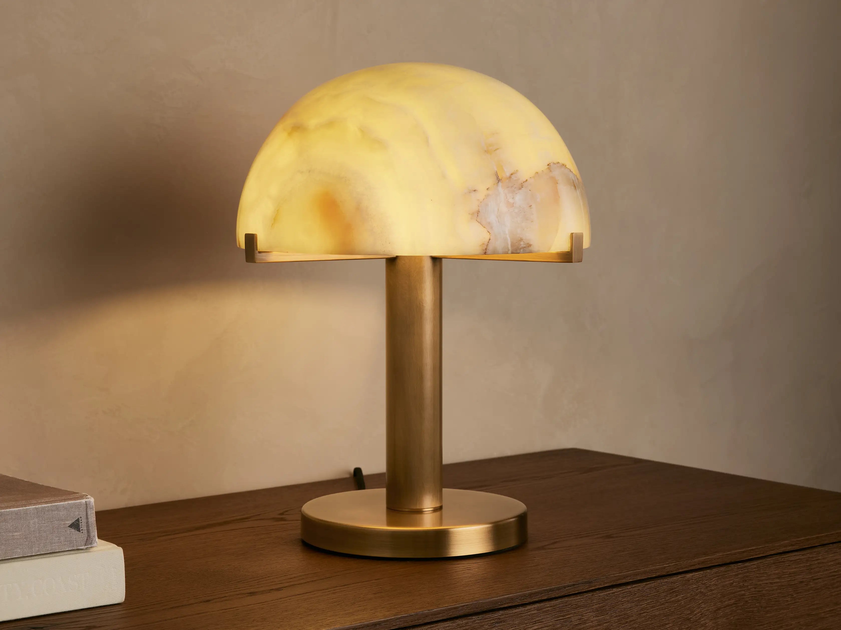 Emerie Alabaster Table Lamp