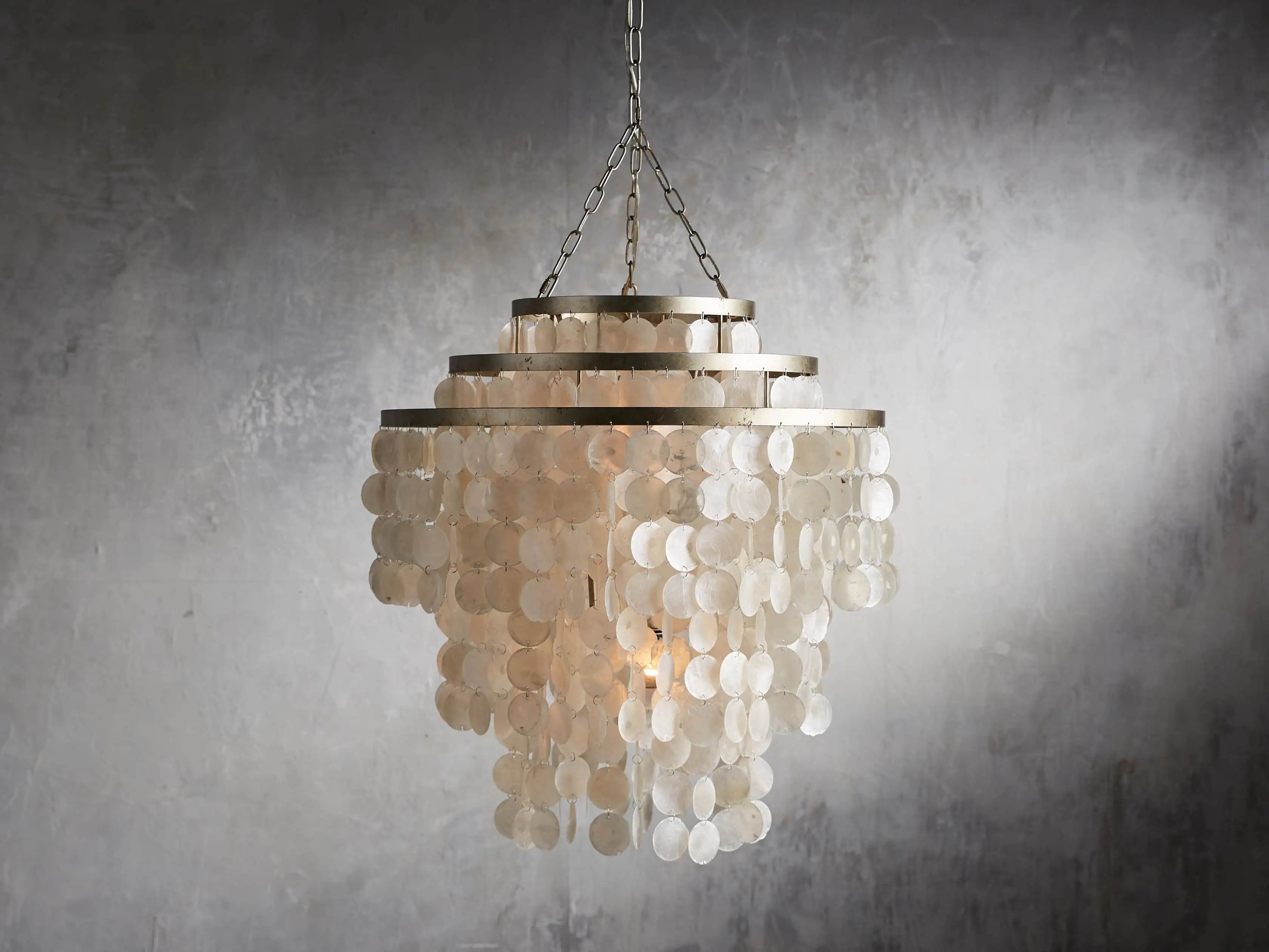 Capiz Shell Chandelier