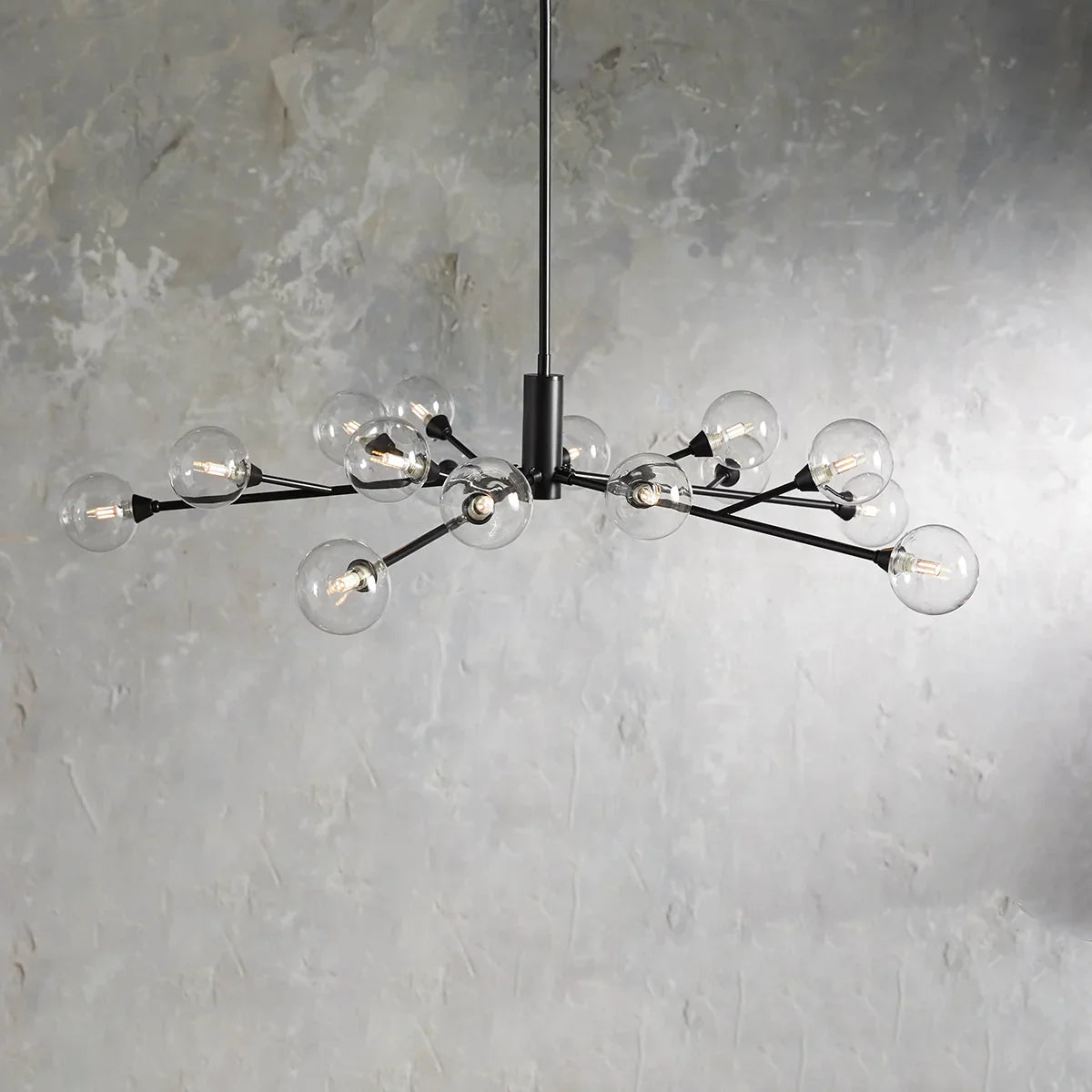 Moder Apollo Glass Ball Round Chandelier - 36¡å, All Products, Chandelier, Glass, Moder Apollo Series- Chandelier1-Luxehomezone
