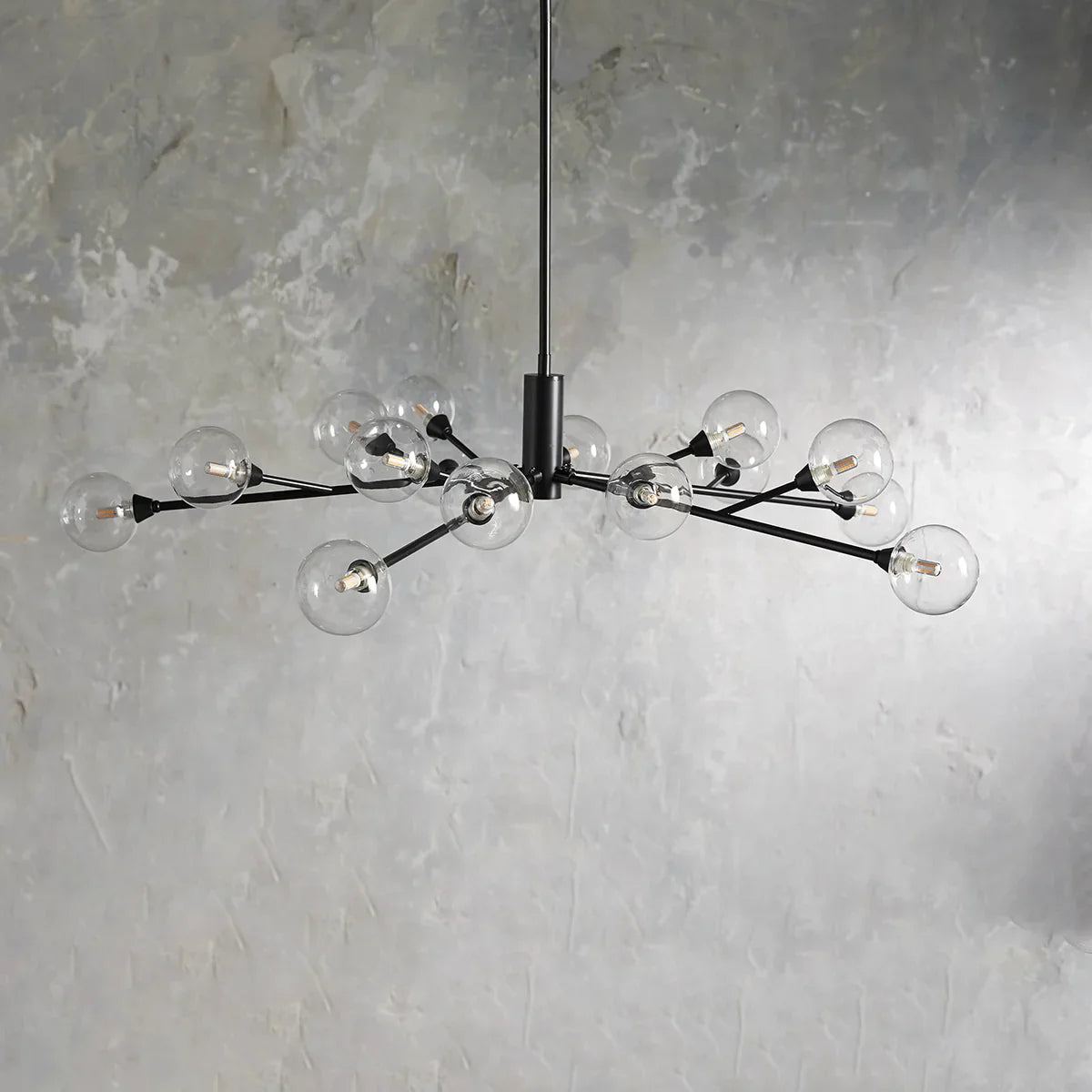 Moder Apollo Glass Ball Round Chandelier - 36¡å, All Products, Chandelier, Glass, Moder Apollo Series- Chandelier1-Luxehomezone
