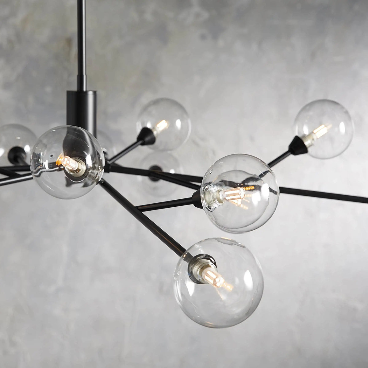 Moder Apollo Glass Ball Round Chandelier - 36¡å, All Products, Chandelier, Glass, Moder Apollo Series- Chandelier1-Luxehomezone