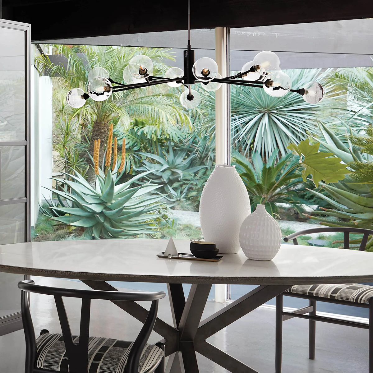 Moder Apollo Glass Ball Round Chandelier - 36¡å, All Products, Chandelier, Glass, Moder Apollo Series- Chandelier1-Luxehomezone