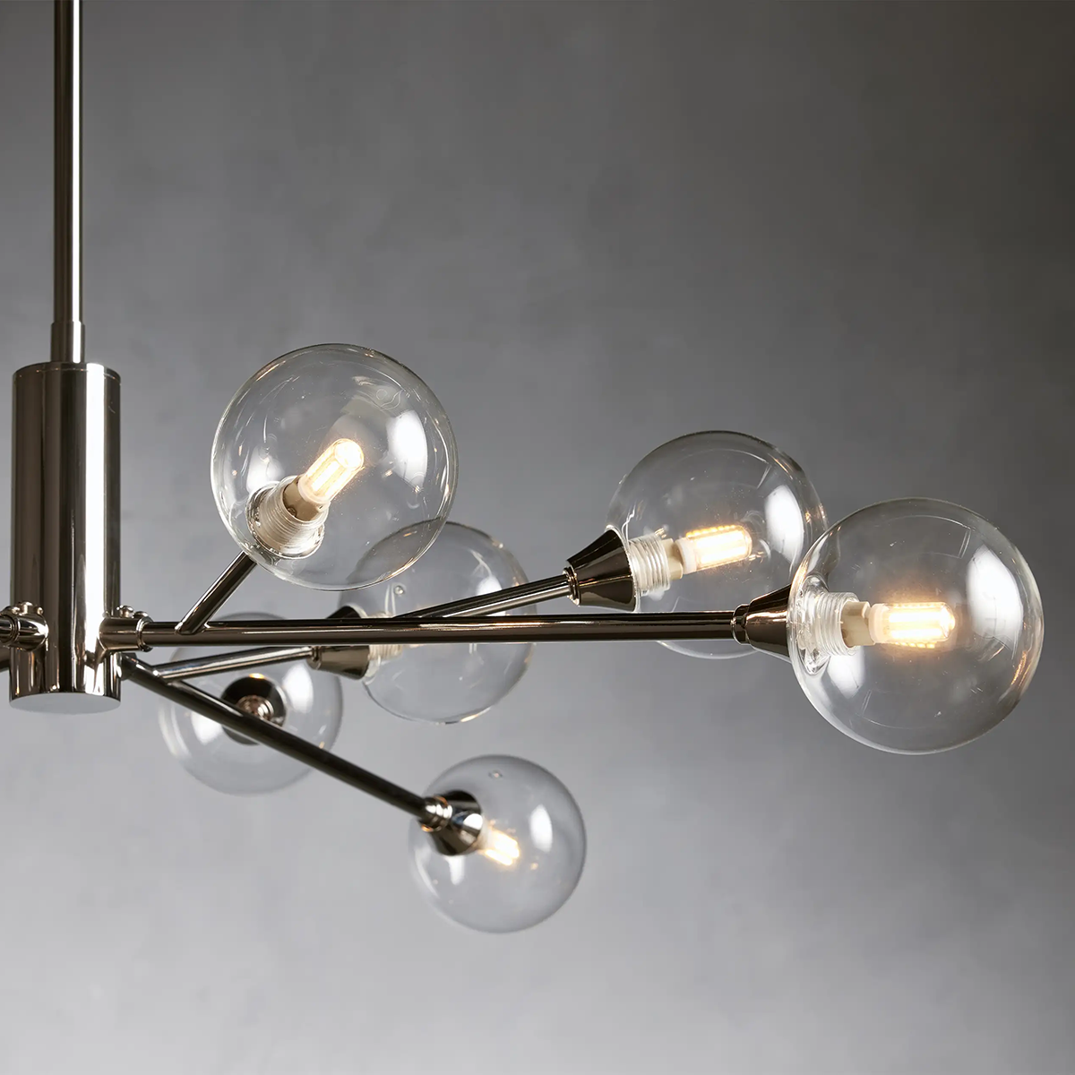 Moder Apollo Glass Ball Round Chandelier - 36¡å, All Products, Chandelier, Glass, Moder Apollo Series- Chandelier1-Luxehomezone