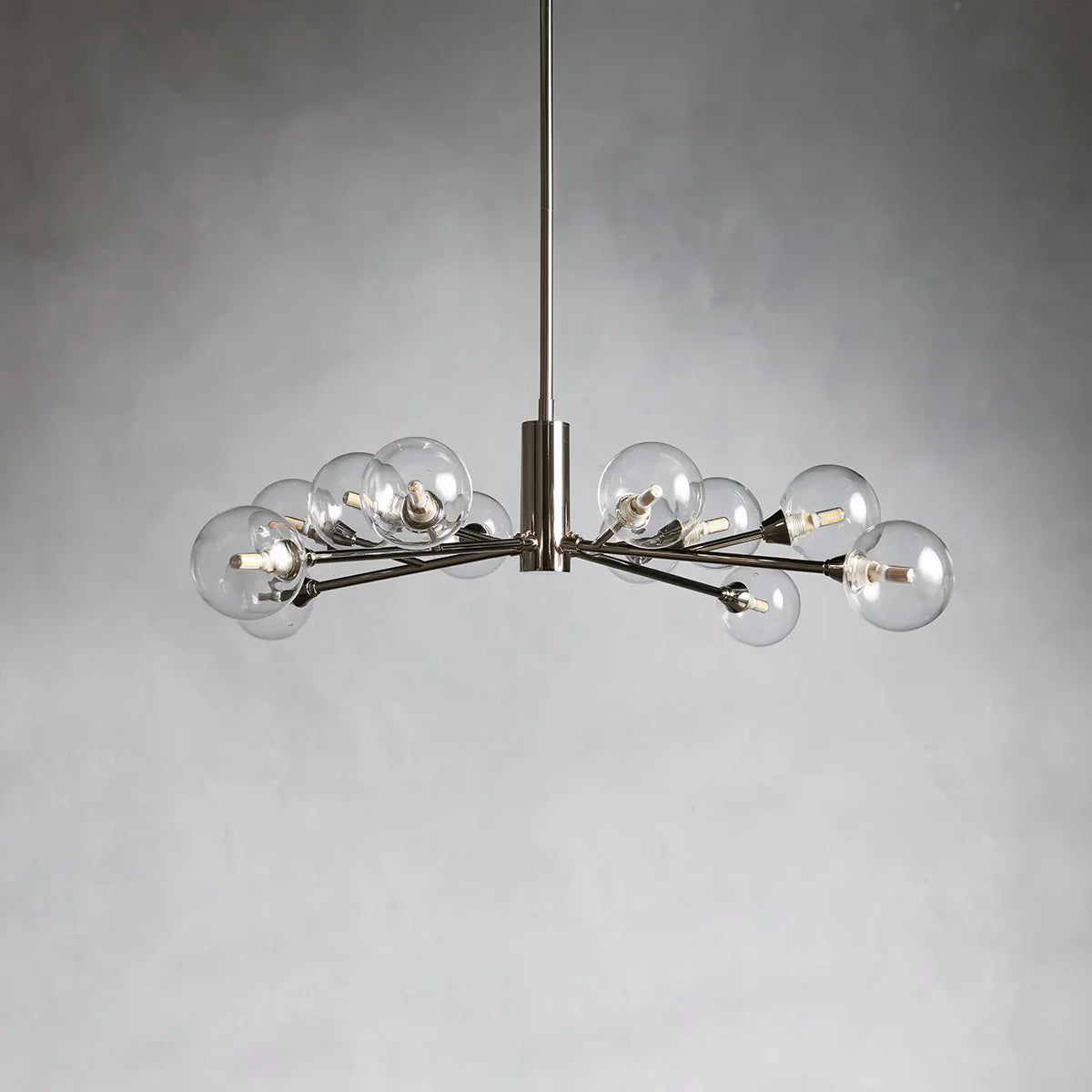 Moder Apollo Glass Ball Round Chandelier - 36¡å, All Products, Chandelier, Glass, Moder Apollo Series- Chandelier1-Luxehomezone