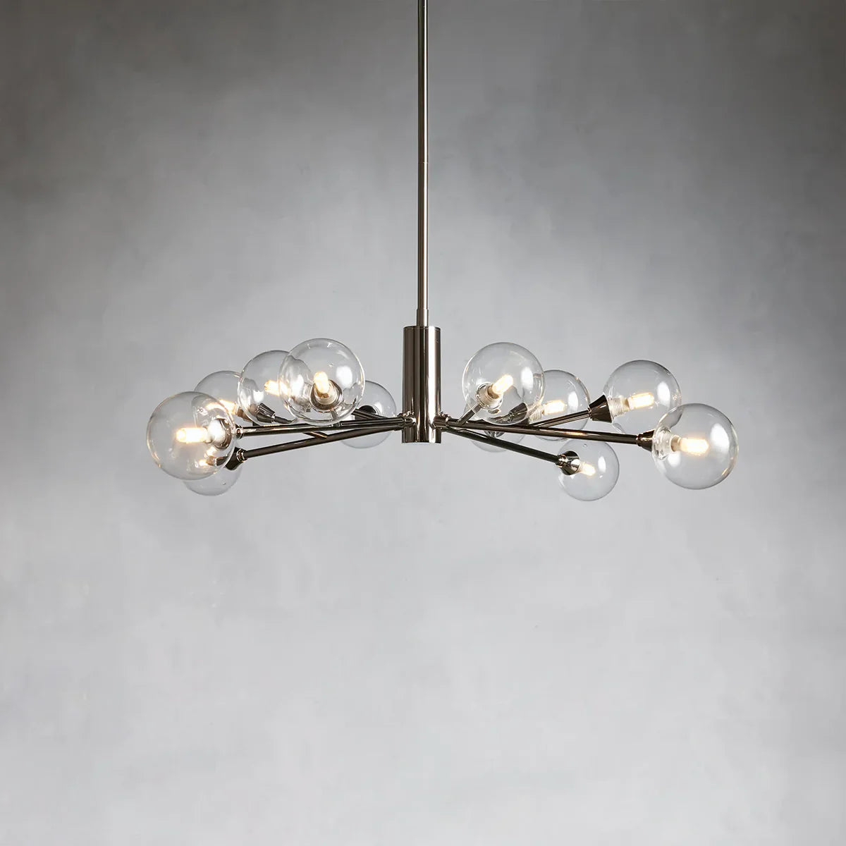 Moder Apollo Glass Ball Round Chandelier - 36¡å, All Products, Chandelier, Glass, Moder Apollo Series- Chandelier1-Luxehomezone