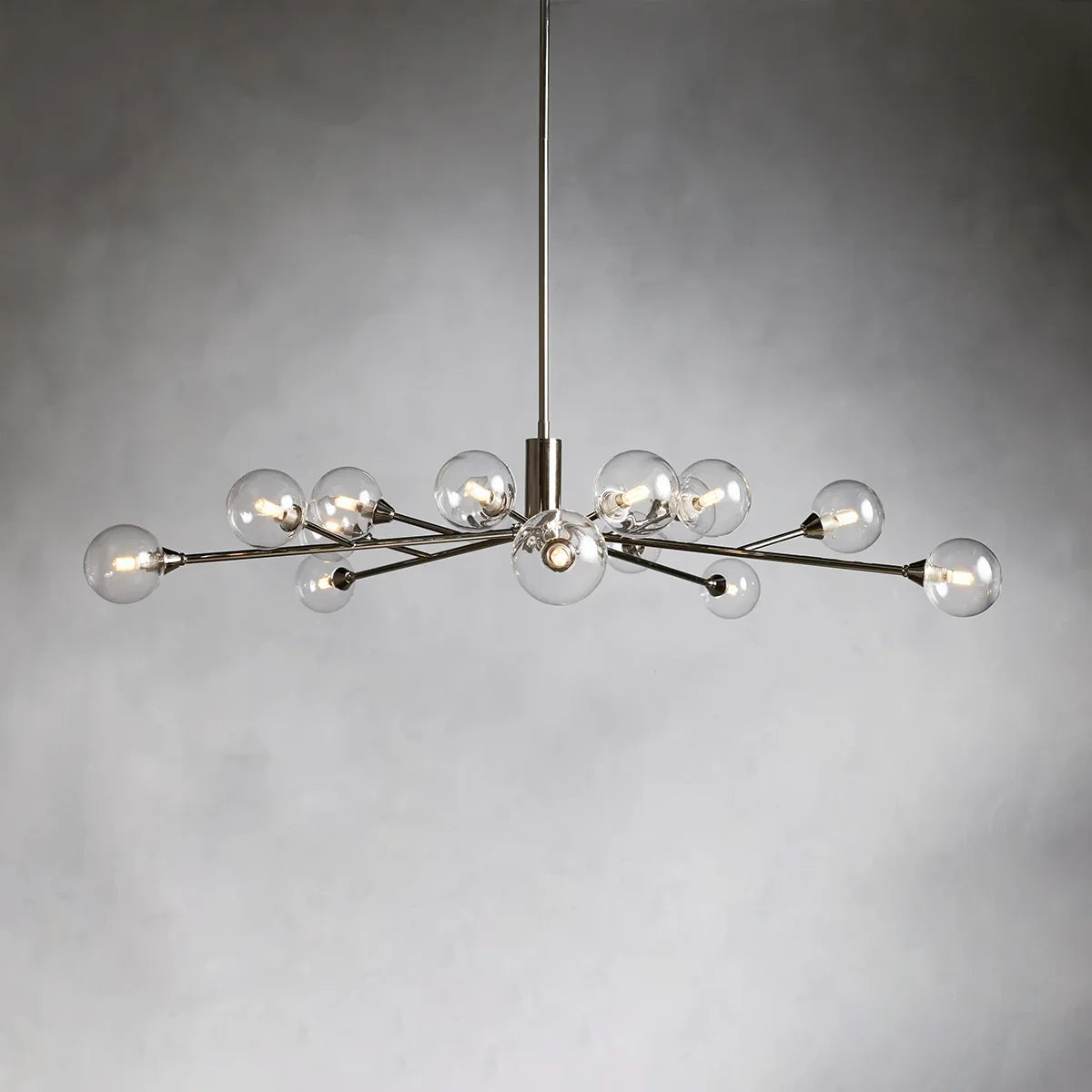 Moder Apollo Glass Ball Round Chandelier - 36¡å, All Products, Chandelier, Glass, Moder Apollo Series- Chandelier1-Luxehomezone