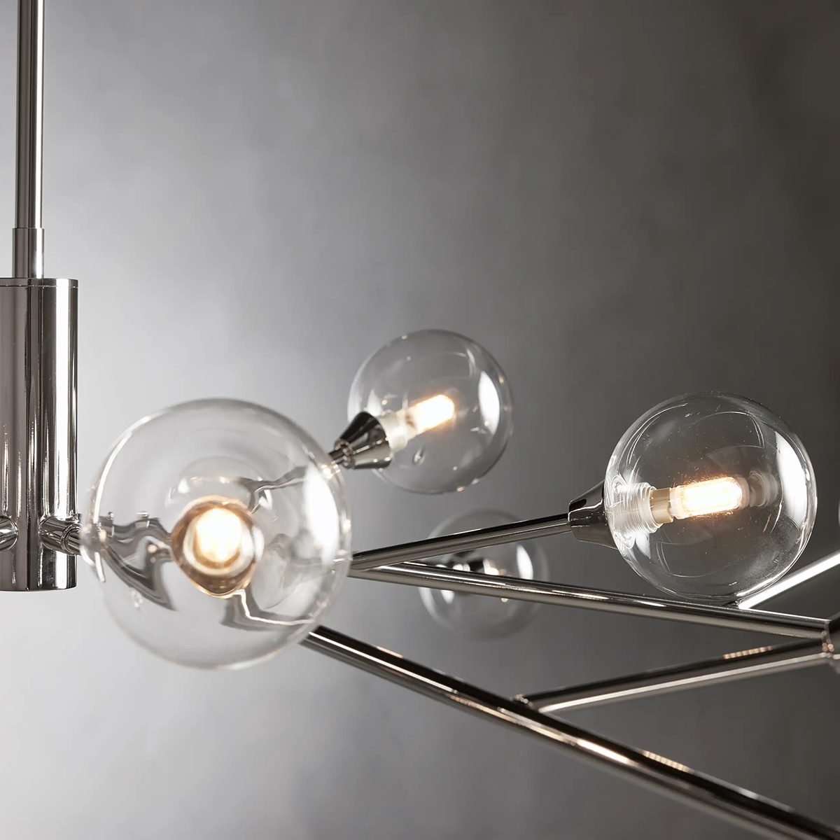 Moder Apollo Glass Ball Round Chandelier - 36¡å, All Products, Chandelier, Glass, Moder Apollo Series- Chandelier1-Luxehomezone