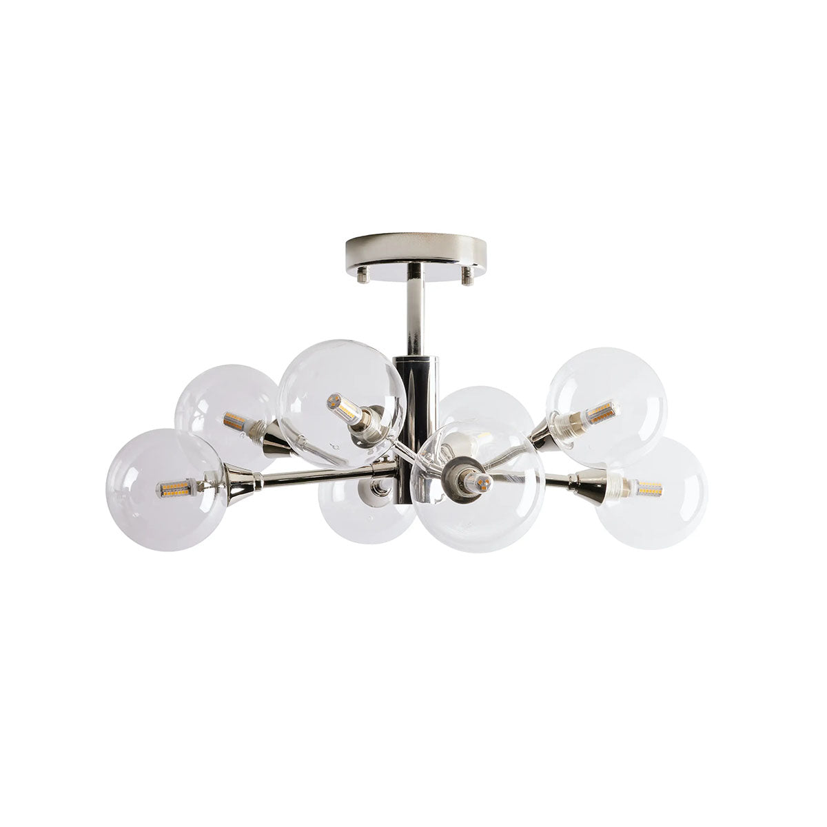 Moder Apollo Glass Ball Flushmount - All Products, Best Sellers, Flushmounts, Glass, Ins Review, Moder Apollo Series- Flushmount1-Luxehomezone