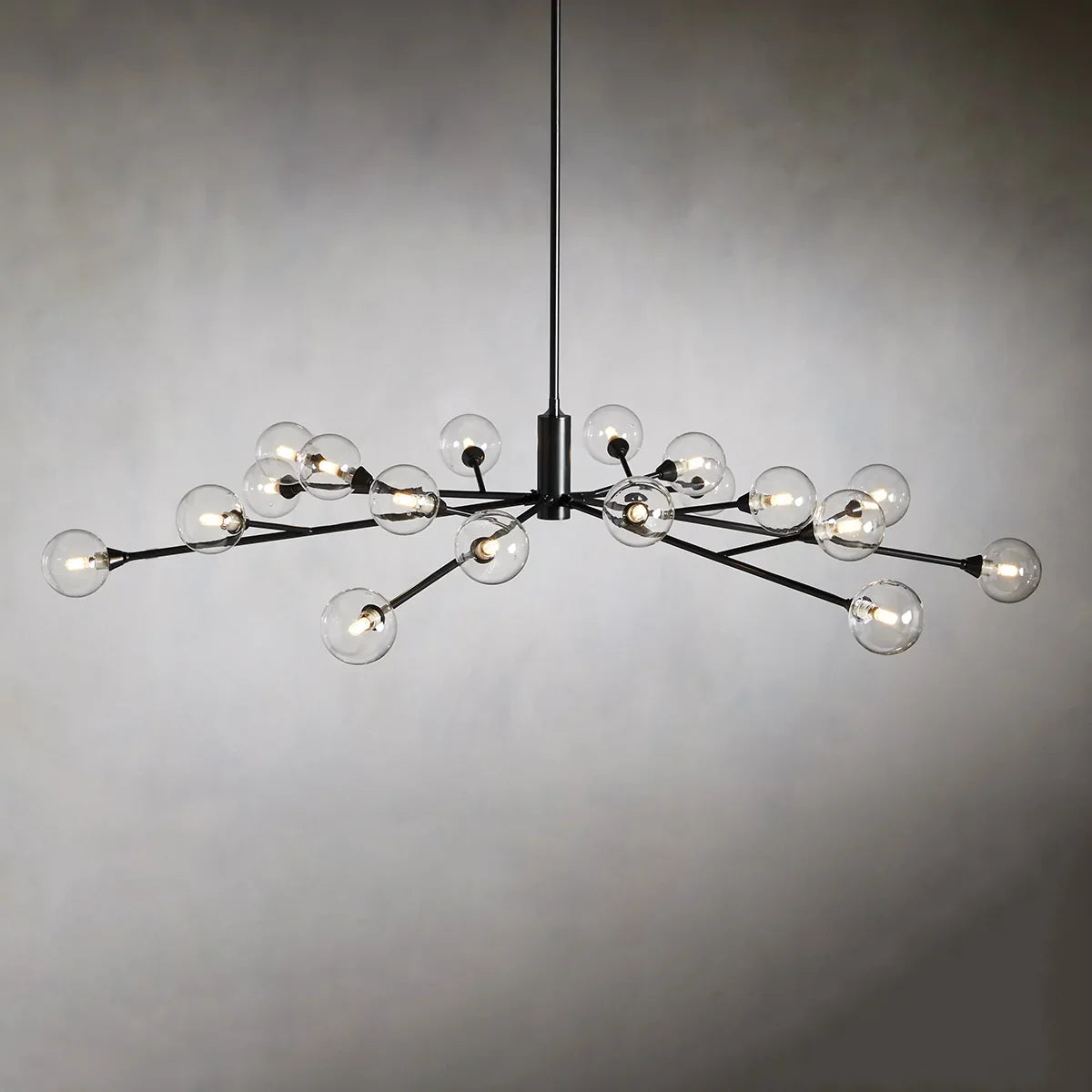 Moder Apollo Glass Ball Round Chandelier - 36¡å, All Products, Chandelier, Glass, Moder Apollo Series- Chandelier1-Luxehomezone