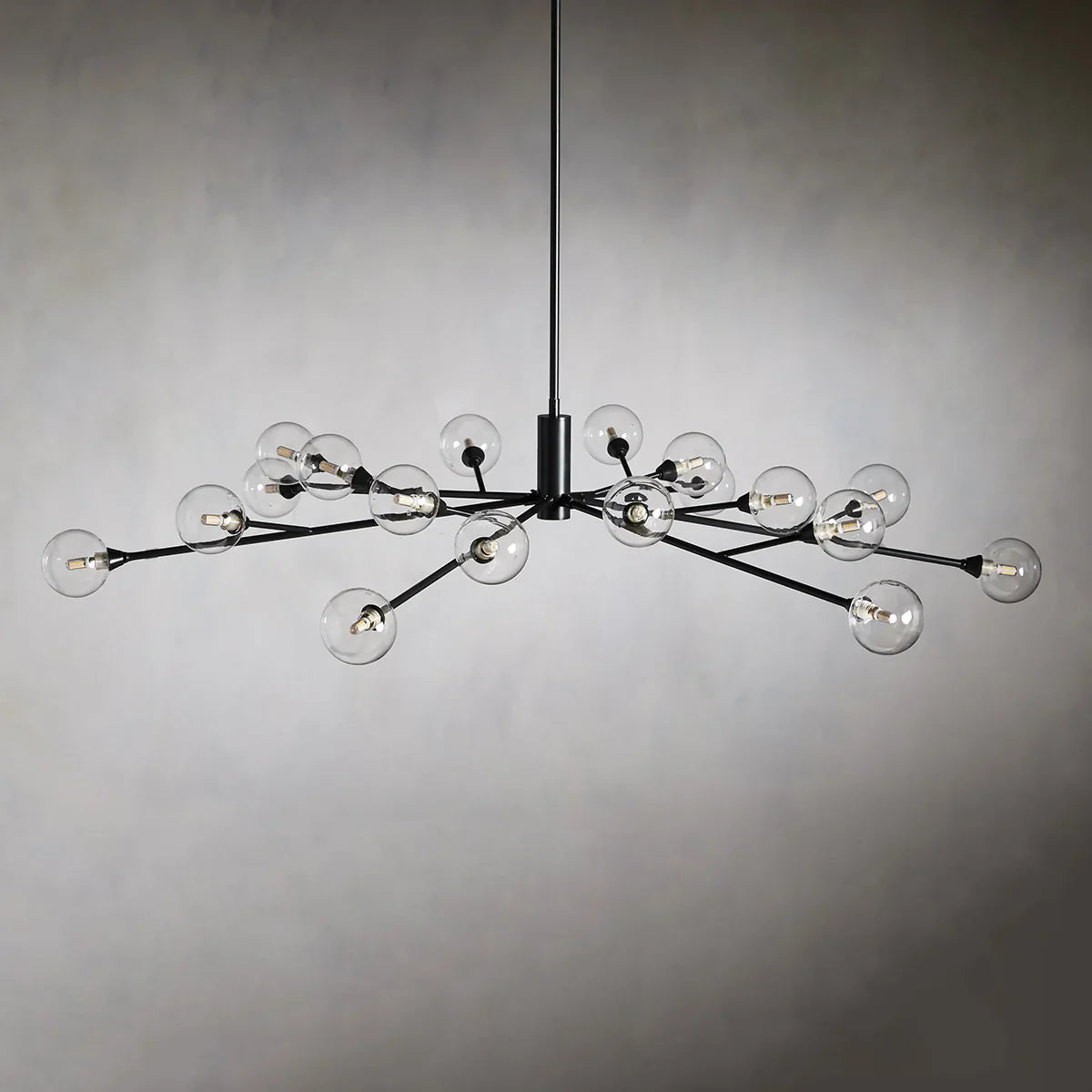 Moder Apollo Glass Ball Round Chandelier - 36¡å, All Products, Chandelier, Glass, Moder Apollo Series- Chandelier1-Luxehomezone