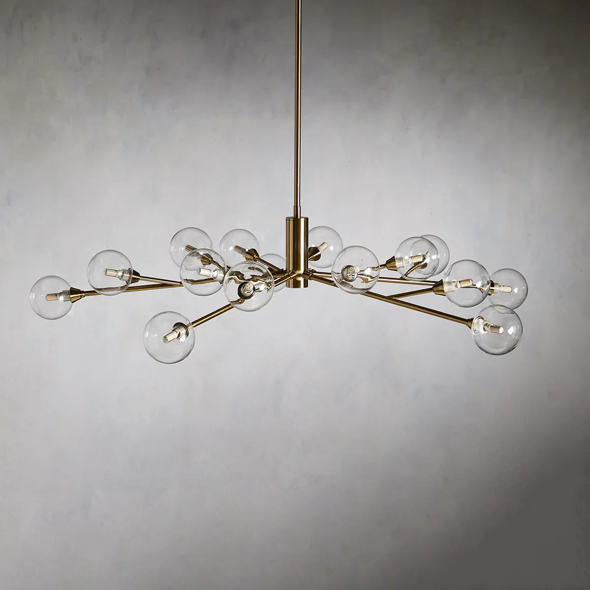 Moder Apollo Glass Ball Round Chandelier - 36¡å, All Products, Chandelier, Glass, Moder Apollo Series- Chandelier1-Luxehomezone