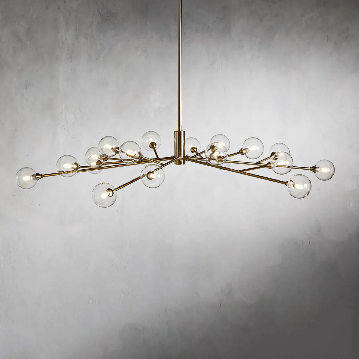 Moder Apollo Glass Ball Round Chandelier - 36¡å, All Products, Chandelier, Glass, Moder Apollo Series- Chandelier1-Luxehomezone