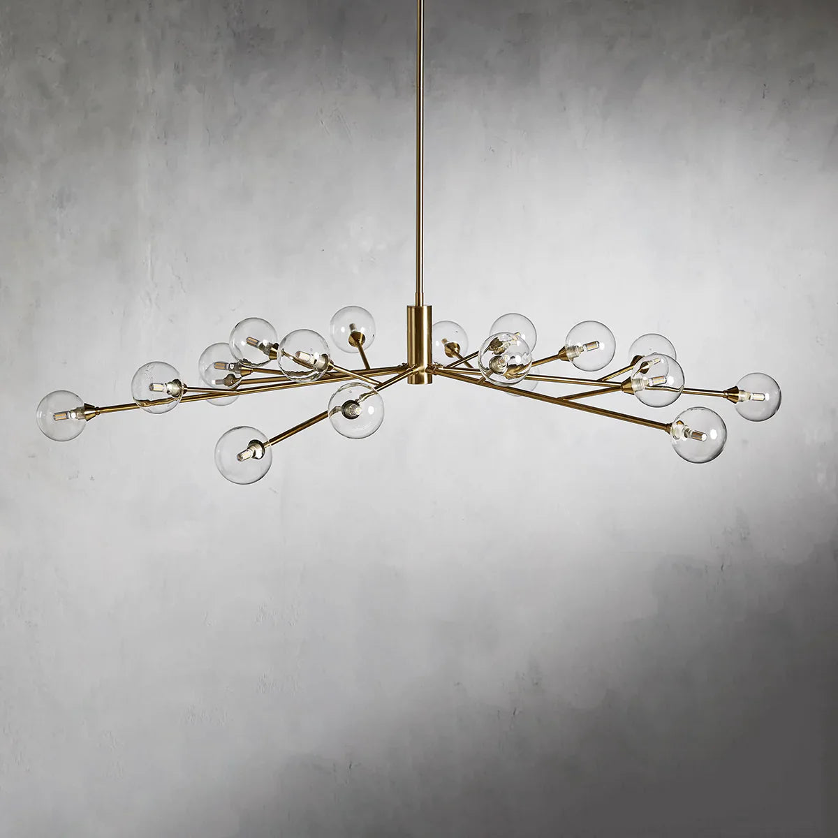 Moder Apollo Glass Ball Round Chandelier - 36¡å, All Products, Chandelier, Glass, Moder Apollo Series- Chandelier1-Luxehomezone