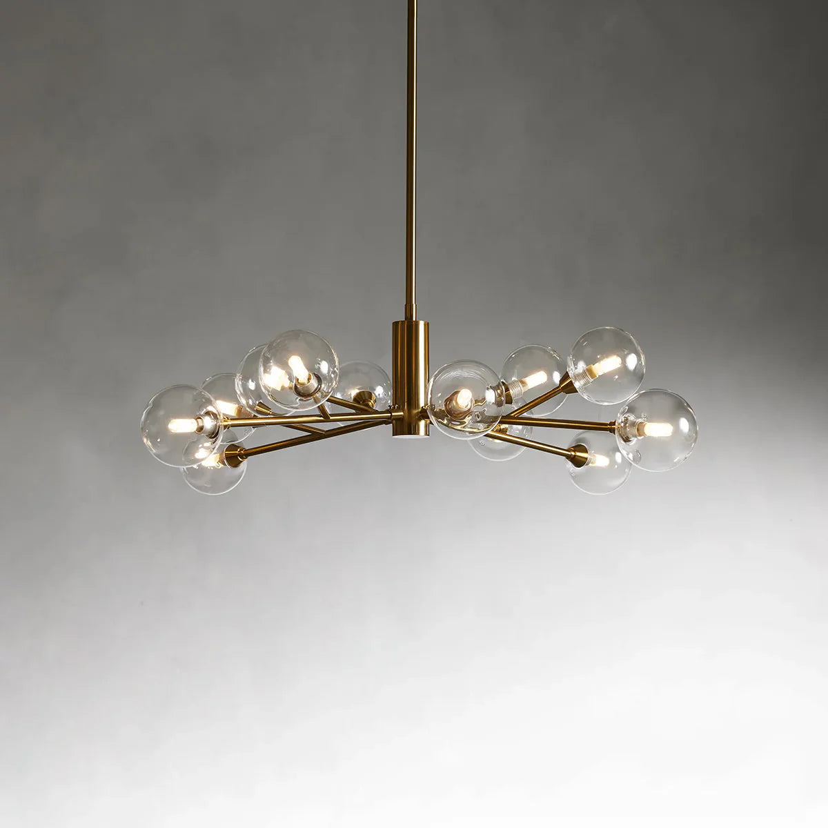 Moder Apollo Glass Ball Round Chandelier - 36¡å, All Products, Chandelier, Glass, Moder Apollo Series- Chandelier1-Luxehomezone