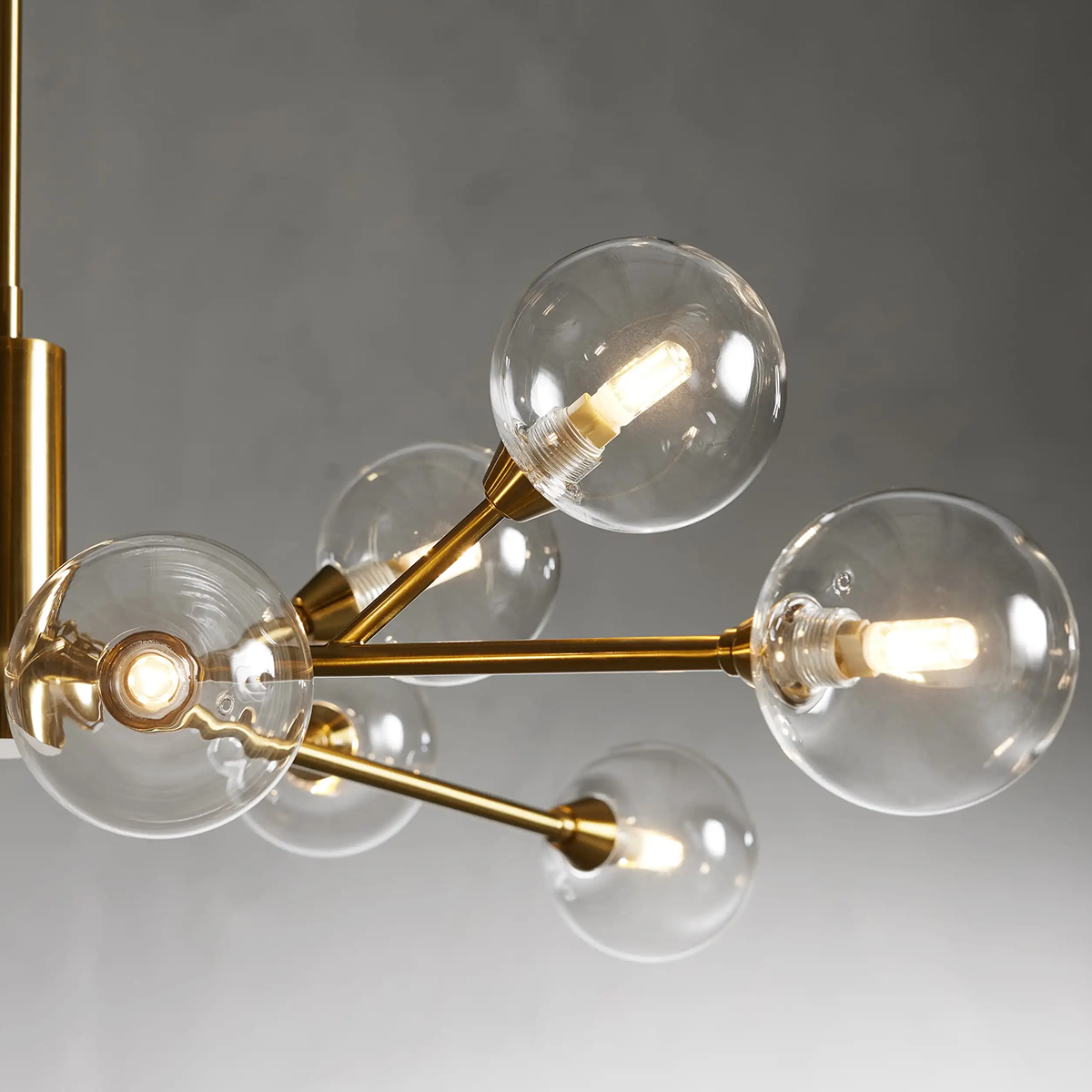 Moder Apollo Glass Ball Round Chandelier - 36¡å, All Products, Chandelier, Glass, Moder Apollo Series- Chandelier1-Luxehomezone
