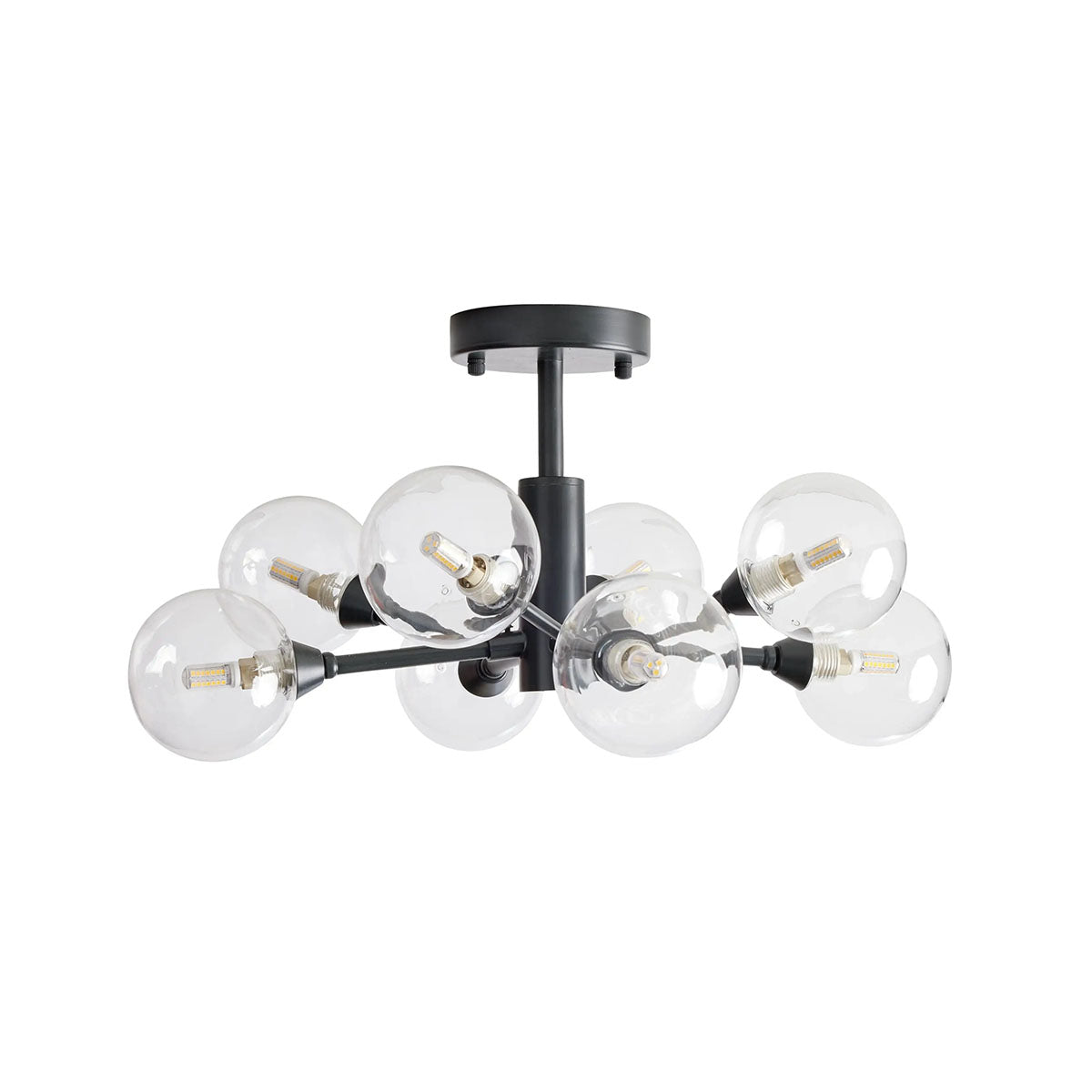 Moder Apollo Glass Ball Flushmount - All Products, Best Sellers, Flushmounts, Glass, Ins Review, Moder Apollo Series- Flushmount1-Luxehomezone