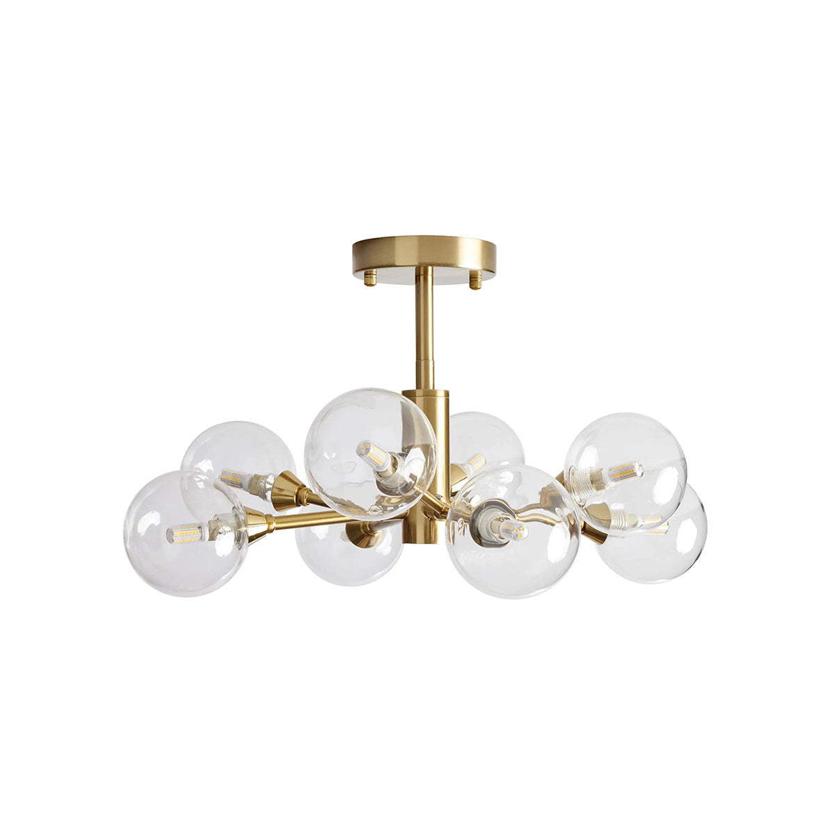 Moder Apollo Glass Ball Flushmount - All Products, Best Sellers, Flushmounts, Glass, Ins Review, Moder Apollo Series- Flushmount1-Luxehomezone