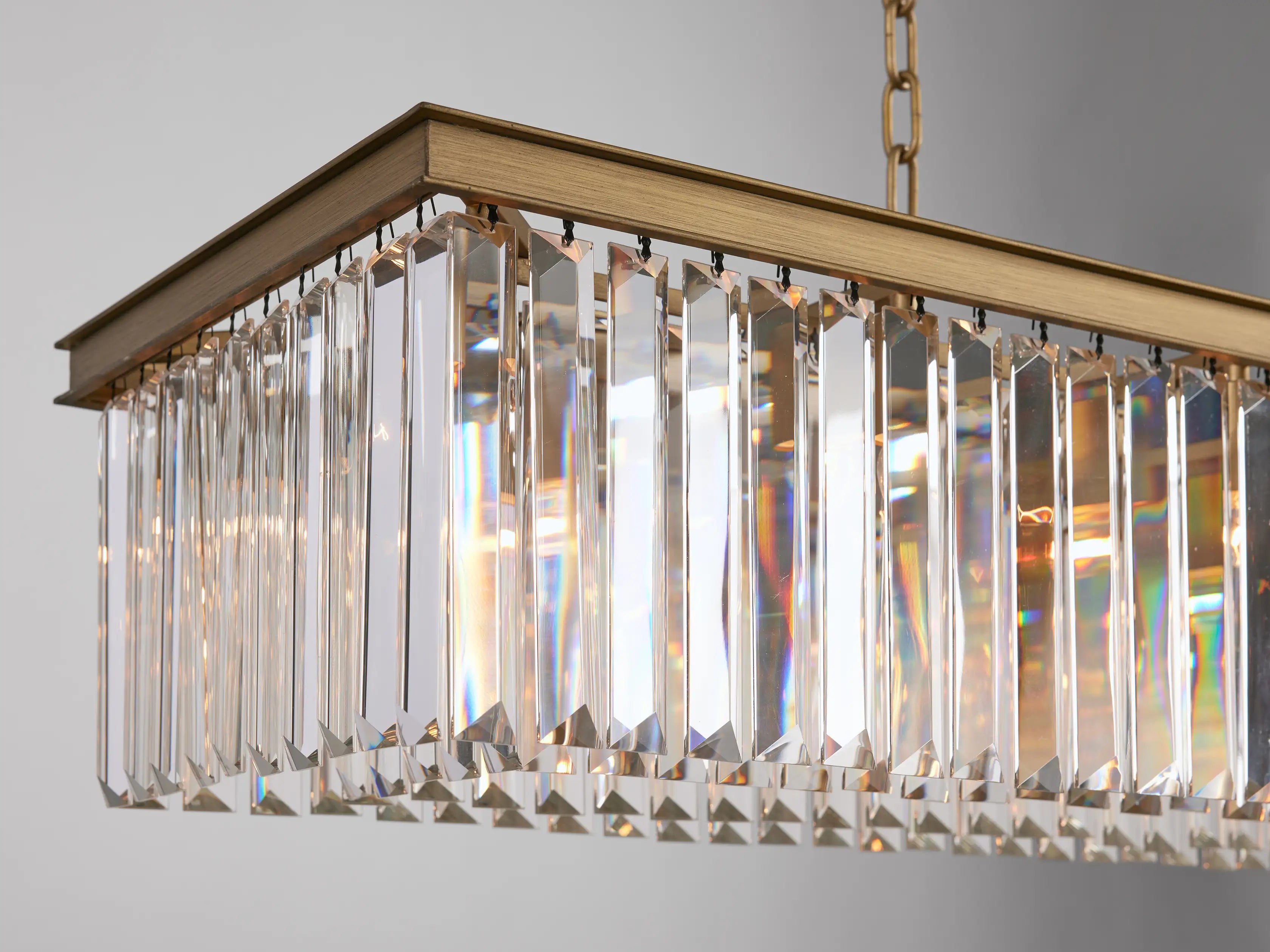 Leyland Rectangular Chandelier 60"