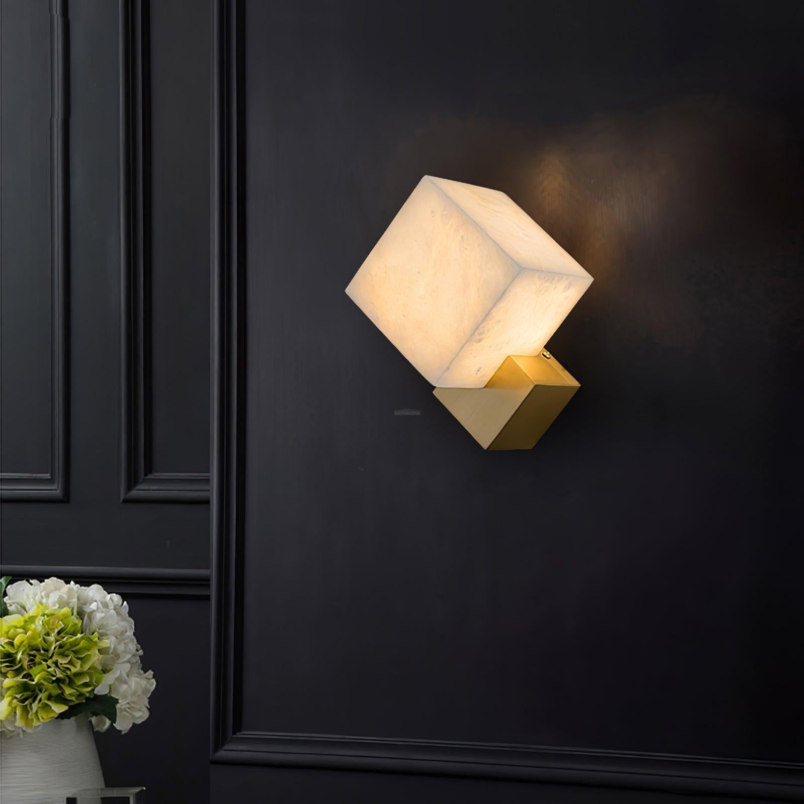 Gatsby Alabaster Wall Sconce - Alabaster, Alabaster Wall Lamp-1-Luxehomezone