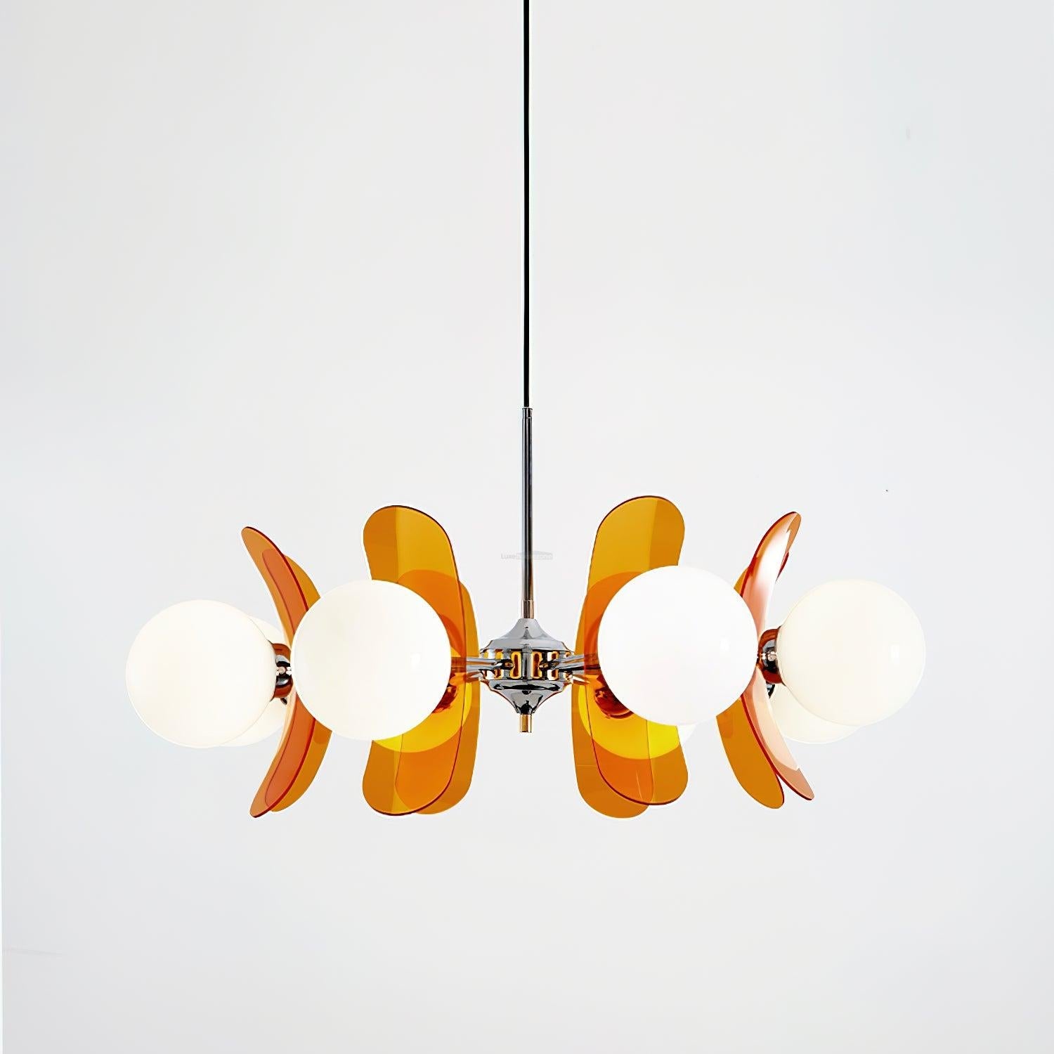 Phosphorescent Chandelier with3/5/6/8 heads - Frown, Optimized-1-Luxehomezone