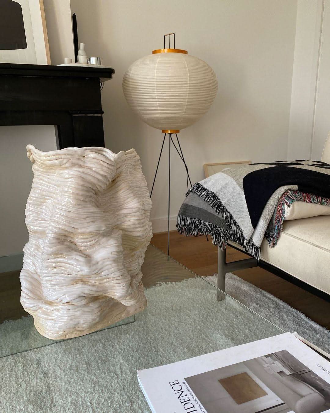 Akari Paper Floor Lamp - Luxehomezone