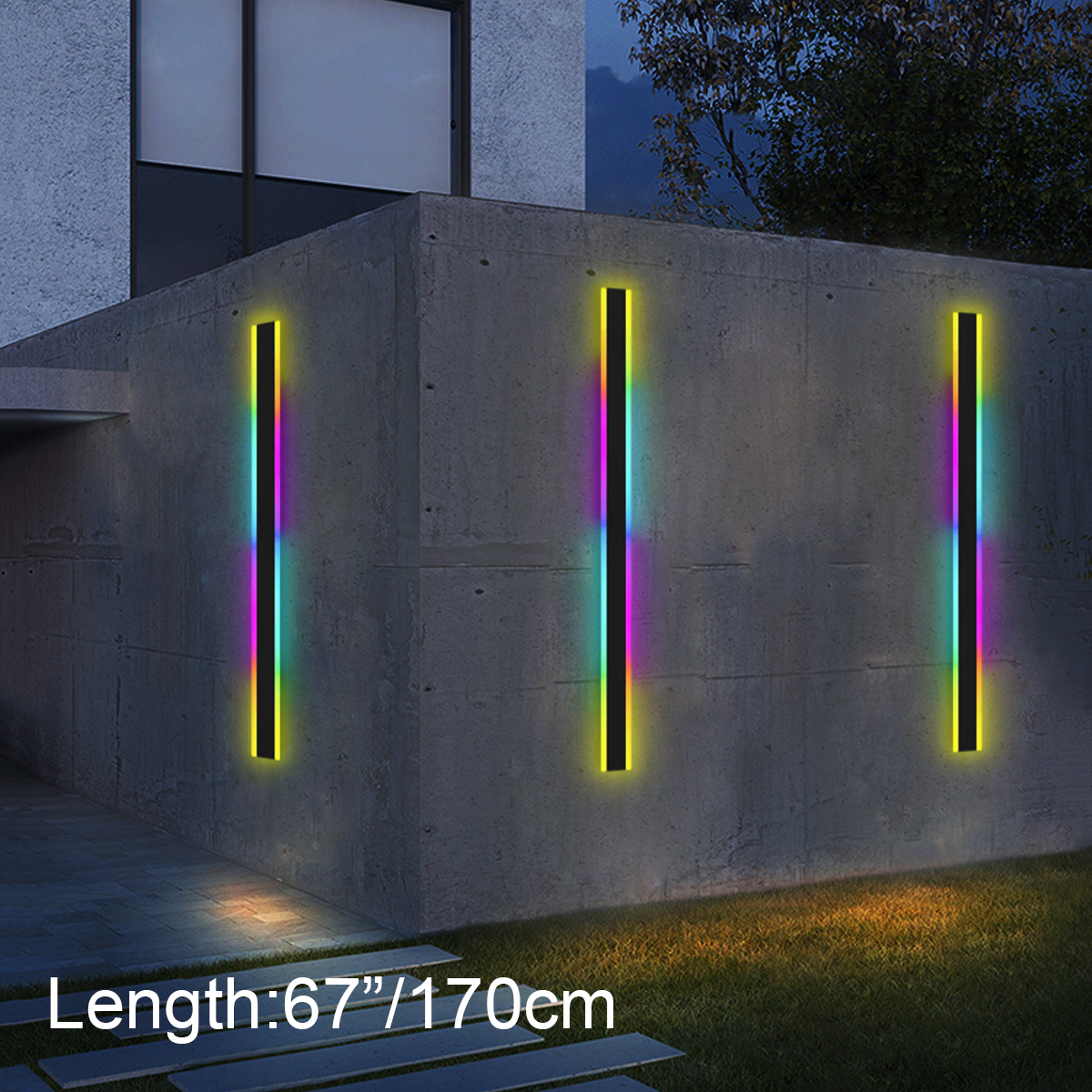 Harper Waterproof RGB Outdoor Wall Lights - Harper-1-Luxehomezone