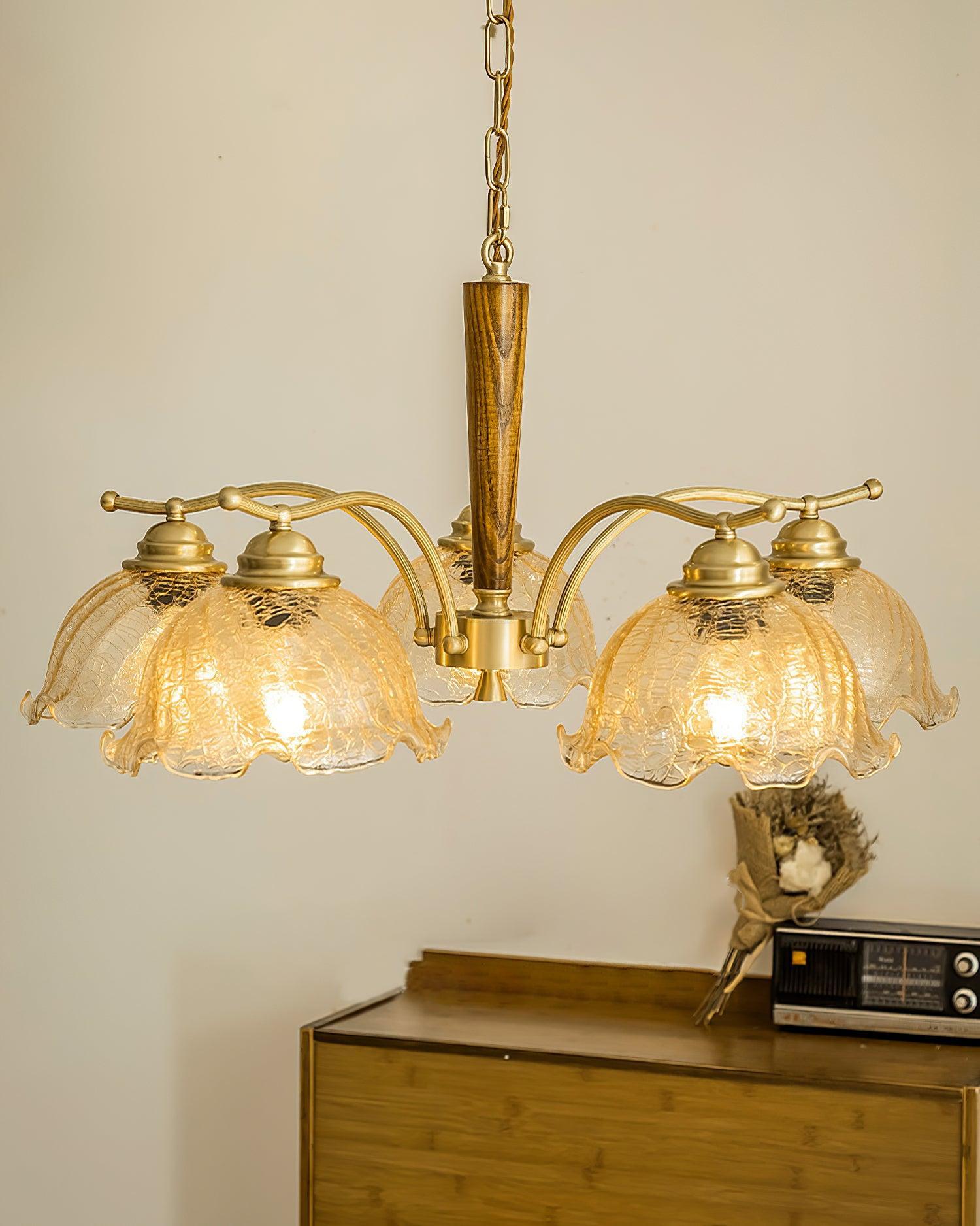 Crack Flower Chandelier ∅ 11.8″ - Luxehomezone