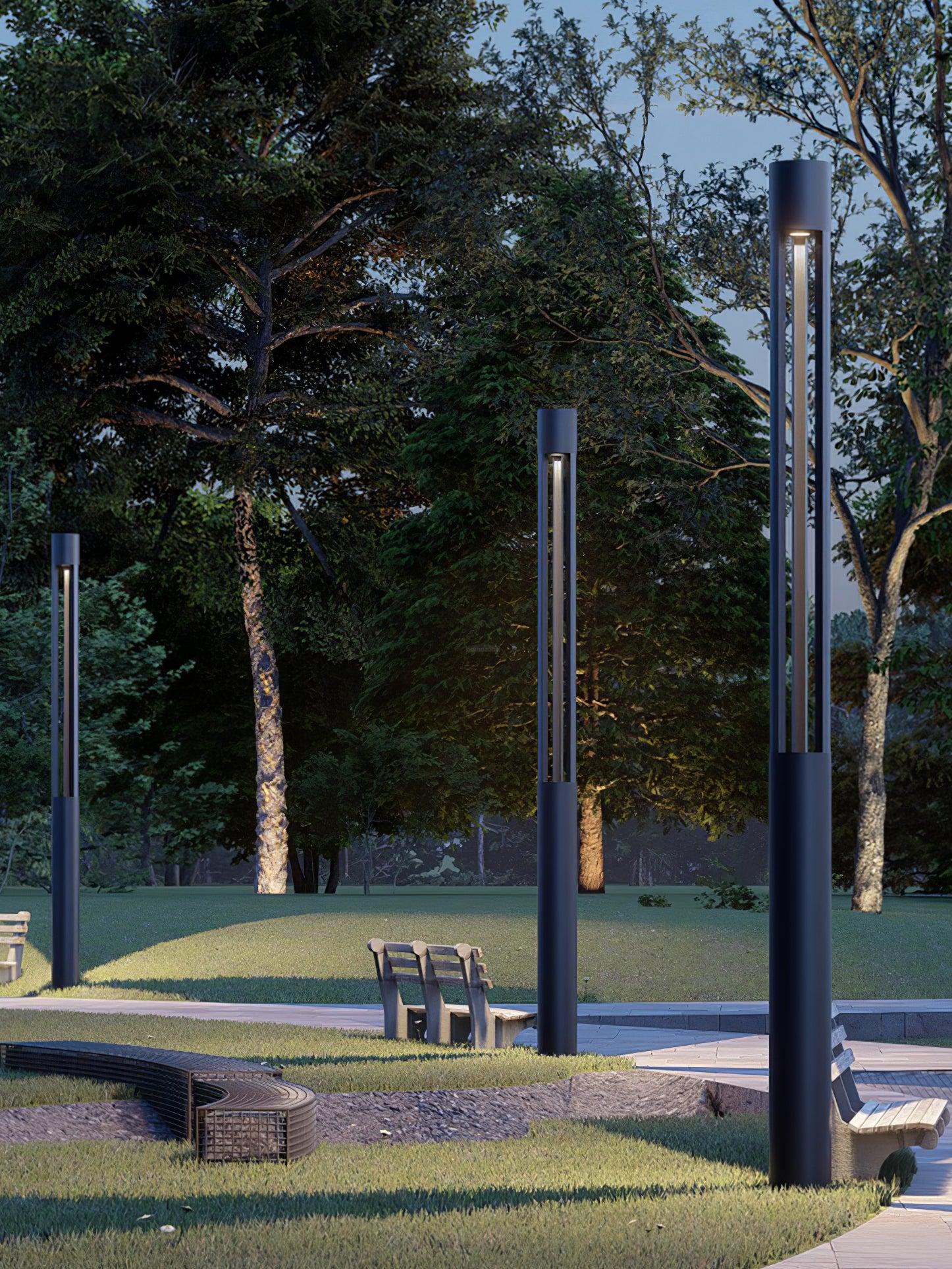 Pole Outdoor Floor Lamp - Pillar-1-Luxehomezone