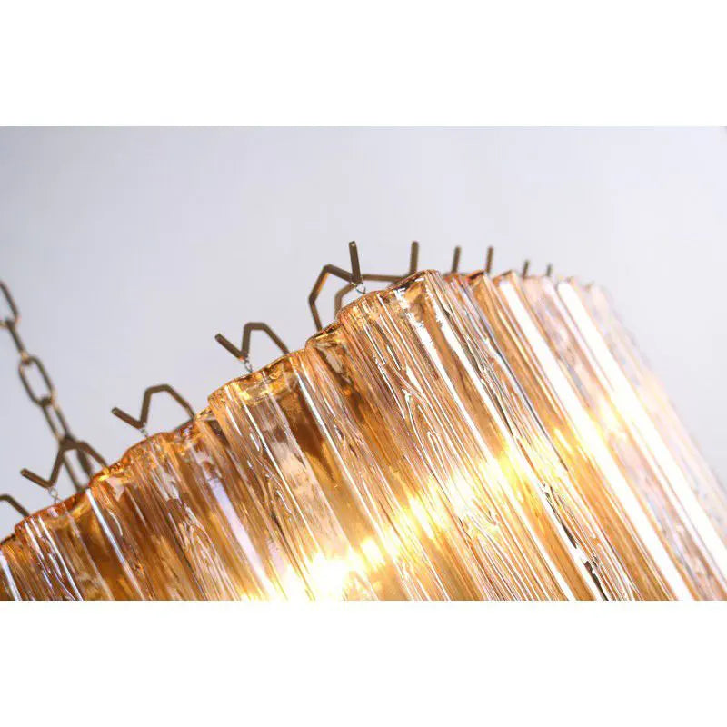 Lymington Glass Rectangular Chandelier 2 Tier