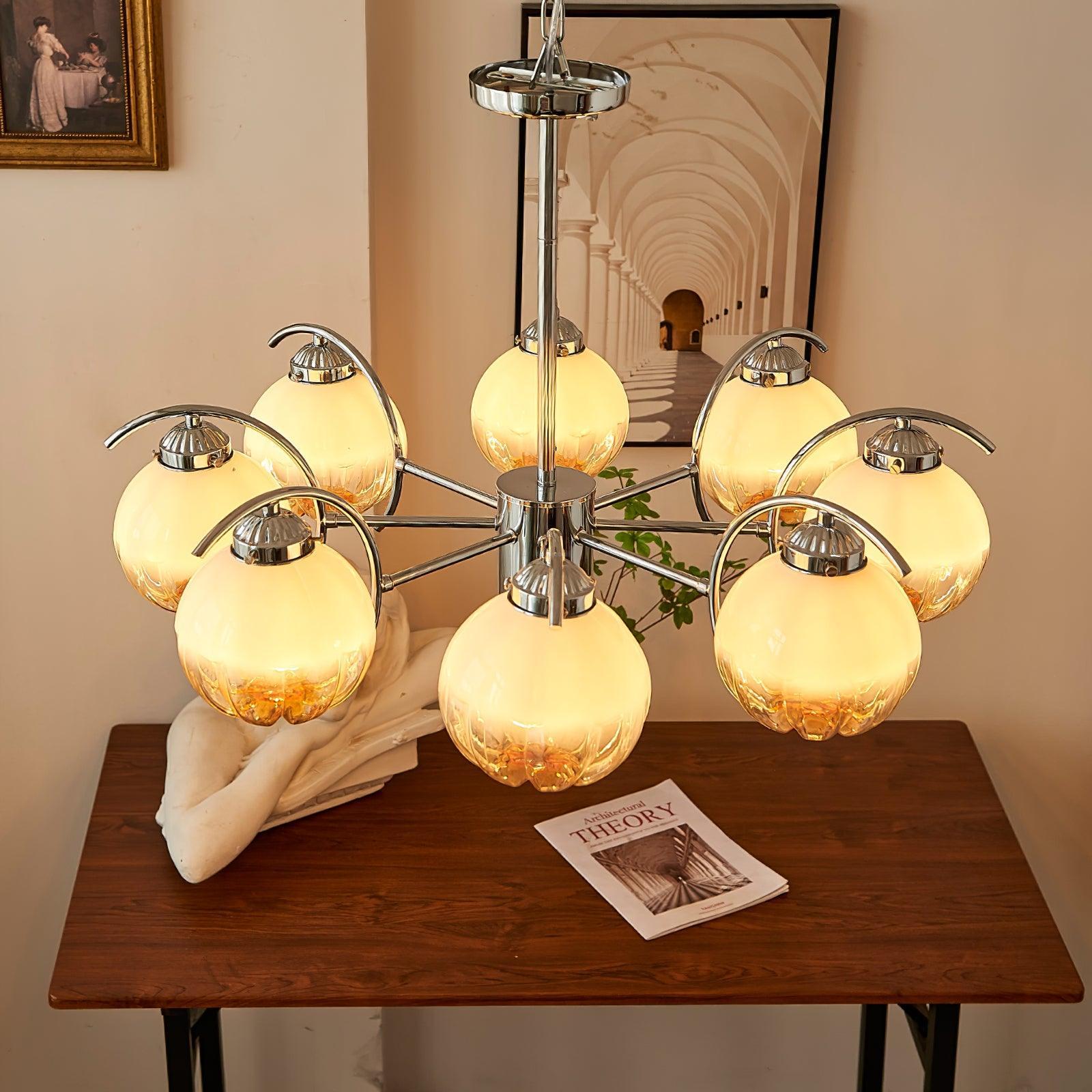 Litchford 5Lt Chandelier Φ 17.3″ - Bend-1-Luxehomezone