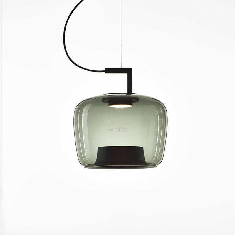 Doppelte Pendant - Art Glass-1-Luxehomezone