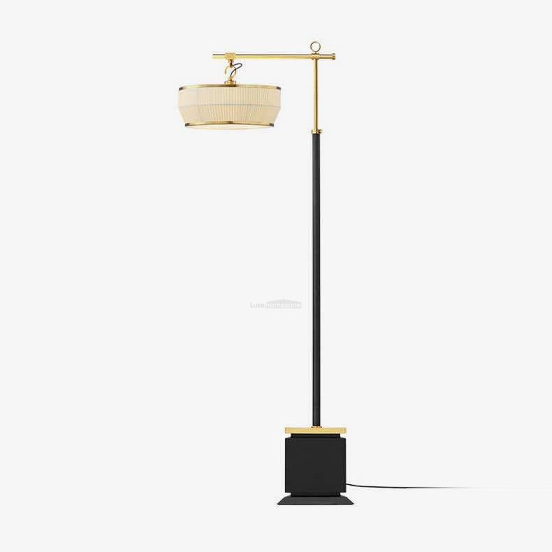 Hejun Fabric Floor Lamp W 24.4″ - Drapery-1-Luxehomezone