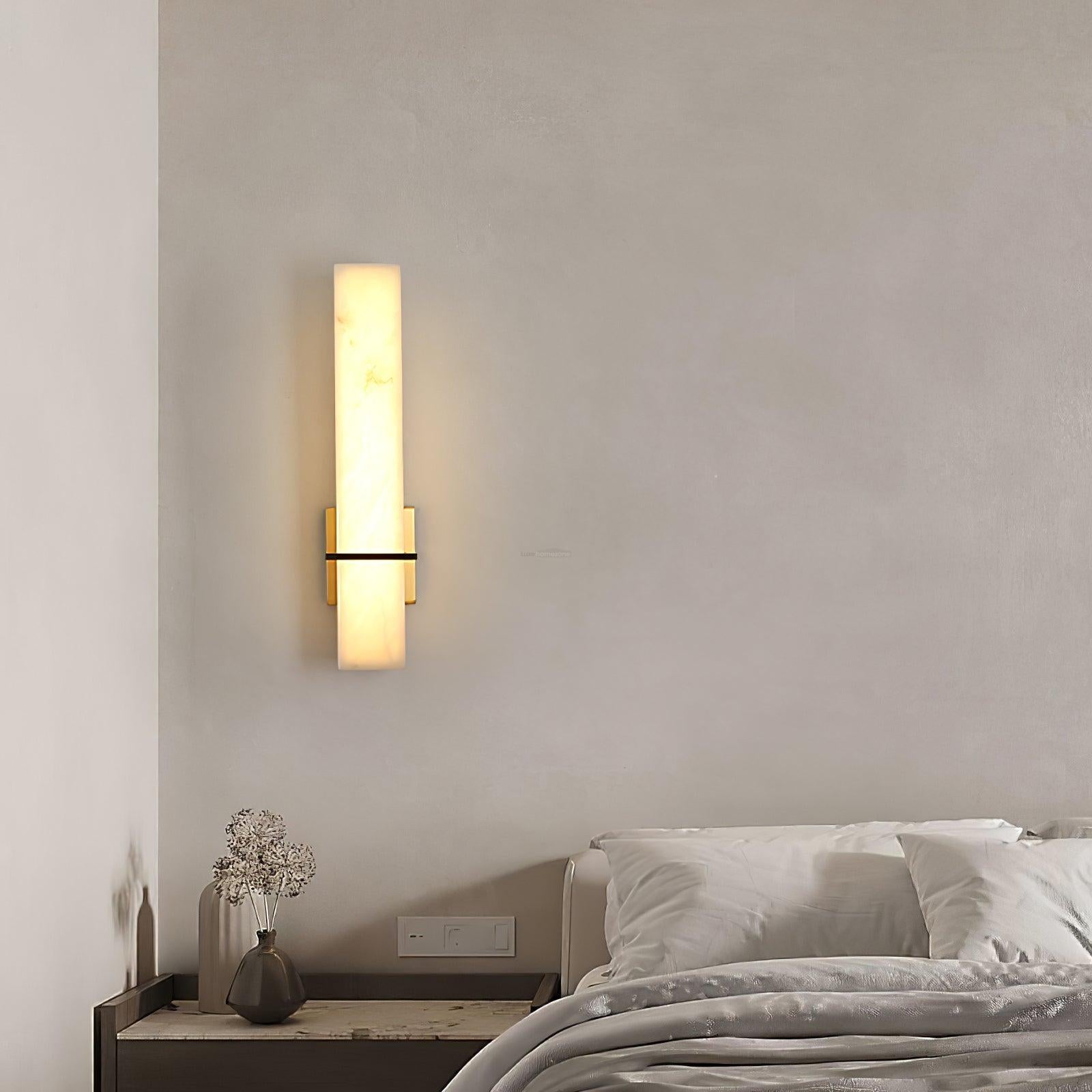 Milan Alabaster Wall Sconce Style A - Alabaster, Alabaster Wall Lamp-1-Luxehomezone