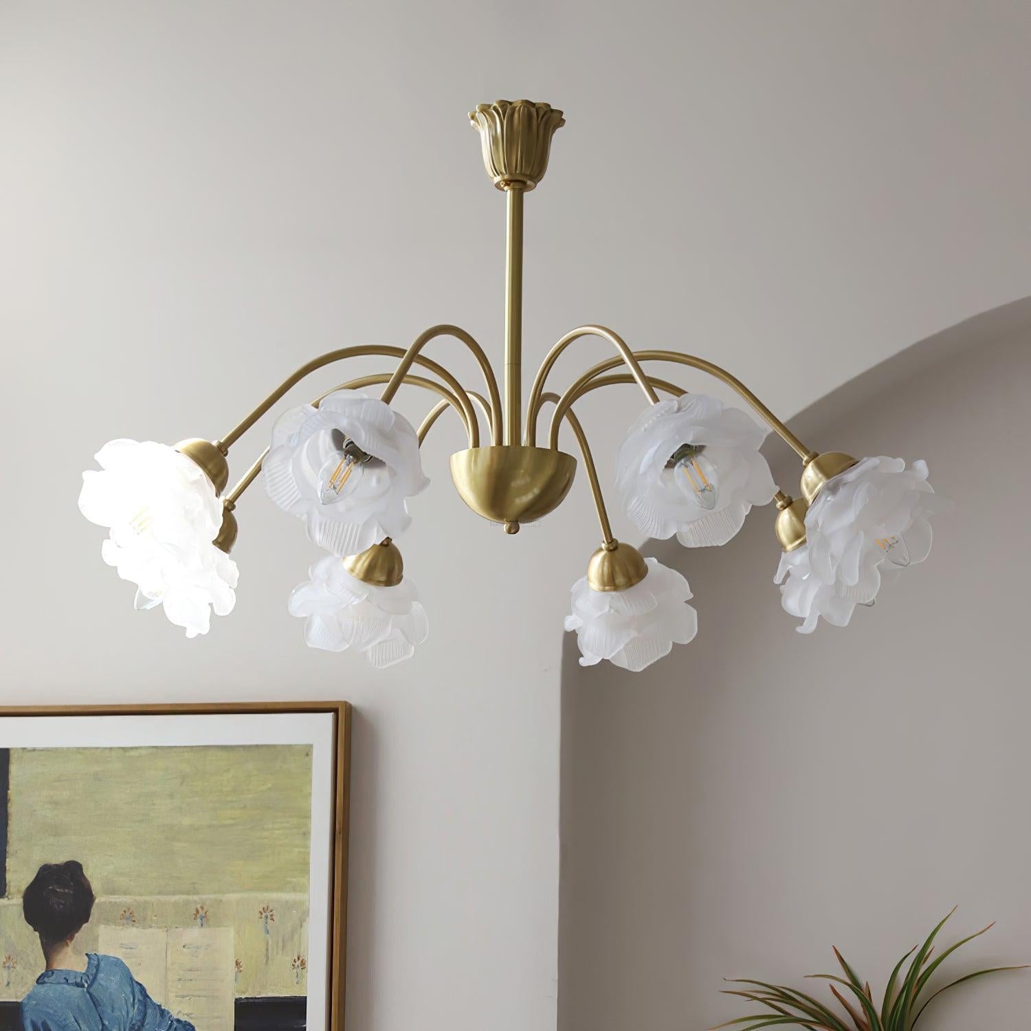 Roses Chandelier with 5/6/8 heads