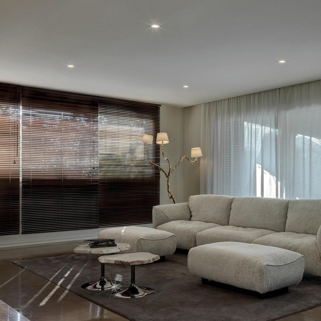 Ines Floor Lamp ∅ 31.5″ - Drapery-1-Luxehomezone