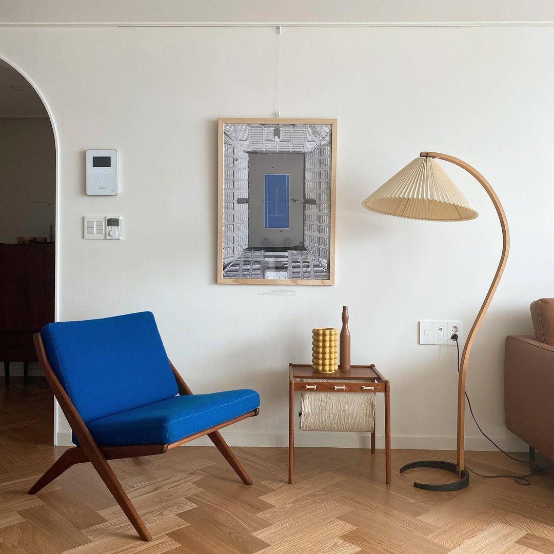 Caprany Floor Lamp - Drapery-1-Luxehomezone